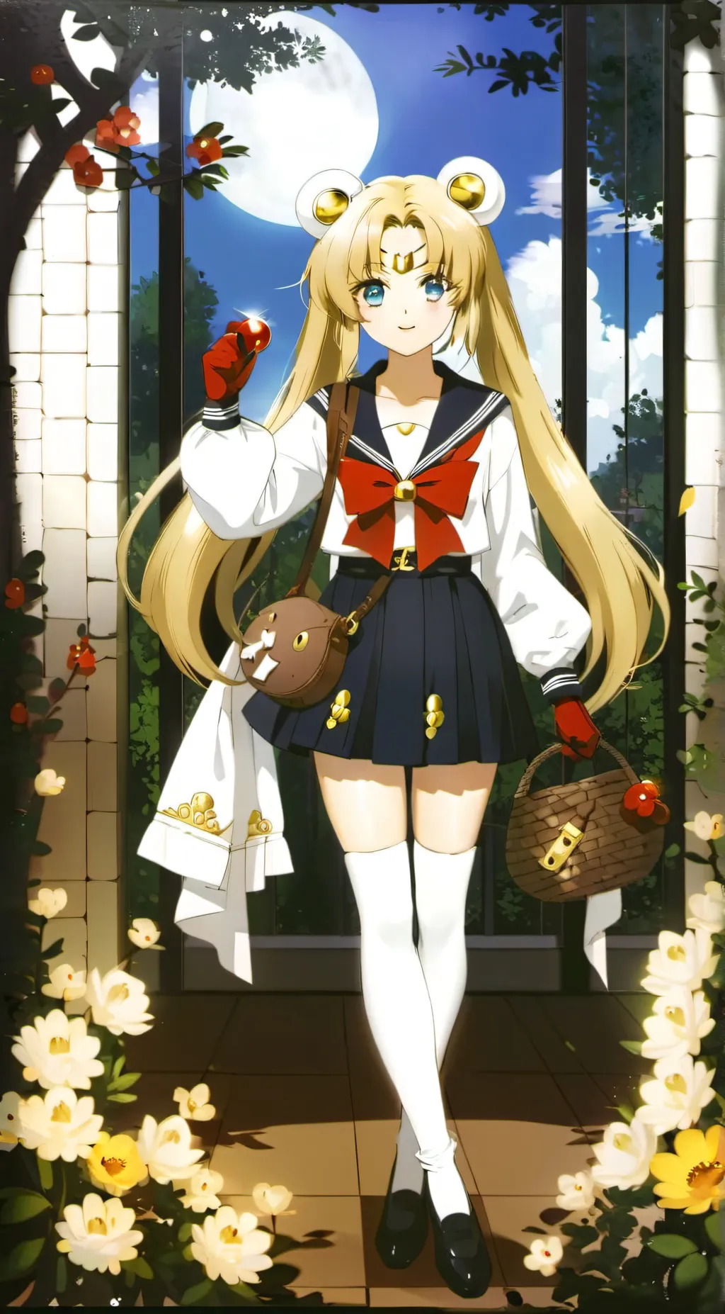 ai character: sailor moon background