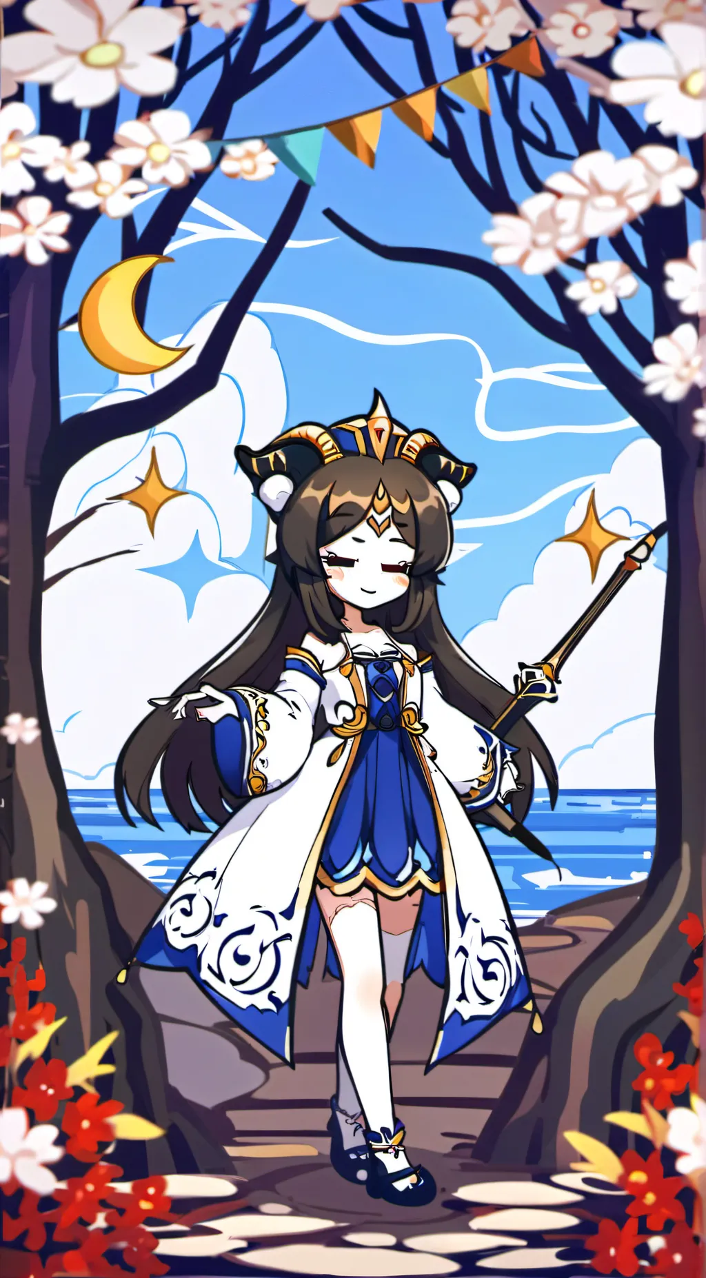 ai character: {♡Ria♡} background