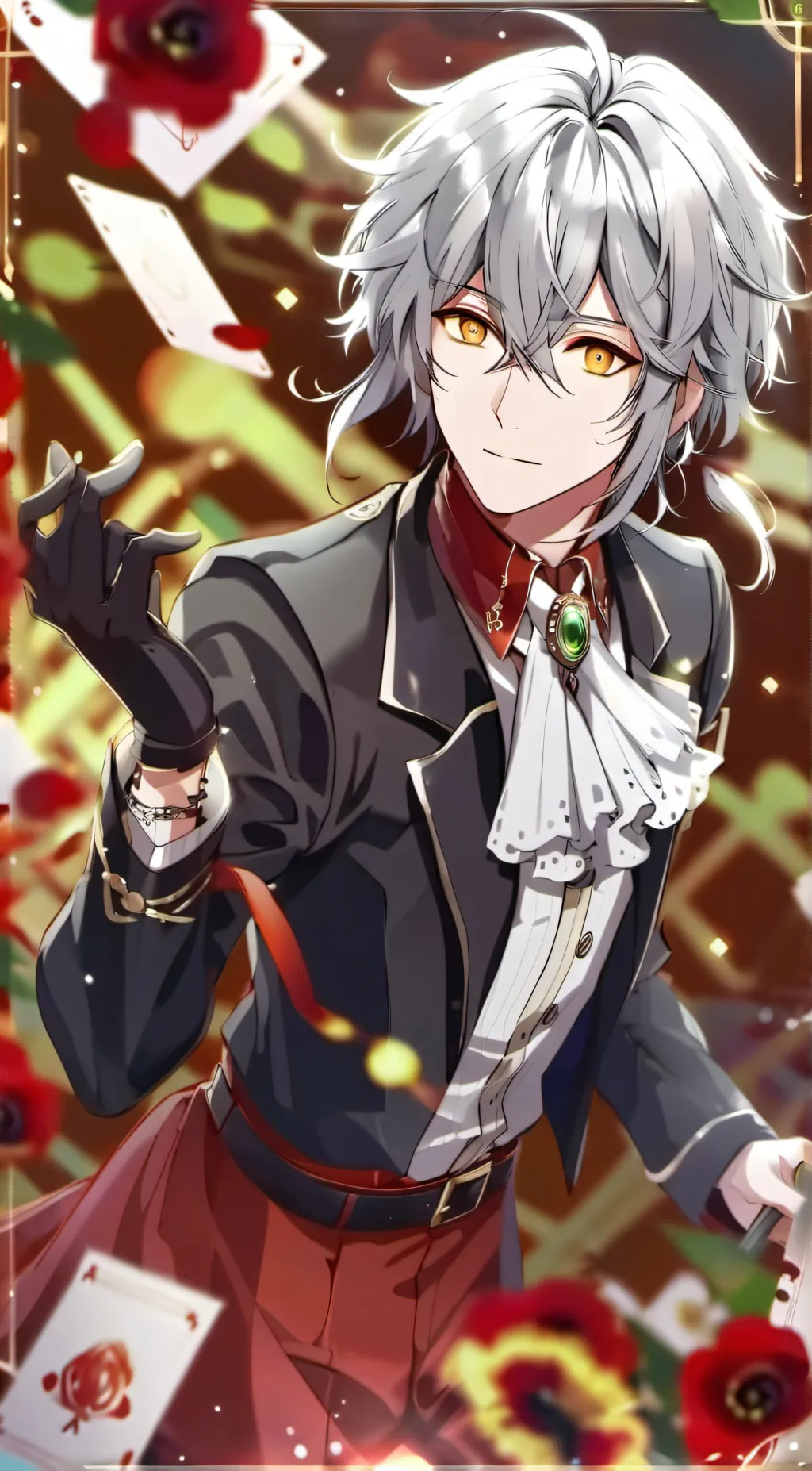 ai character: Aaron background