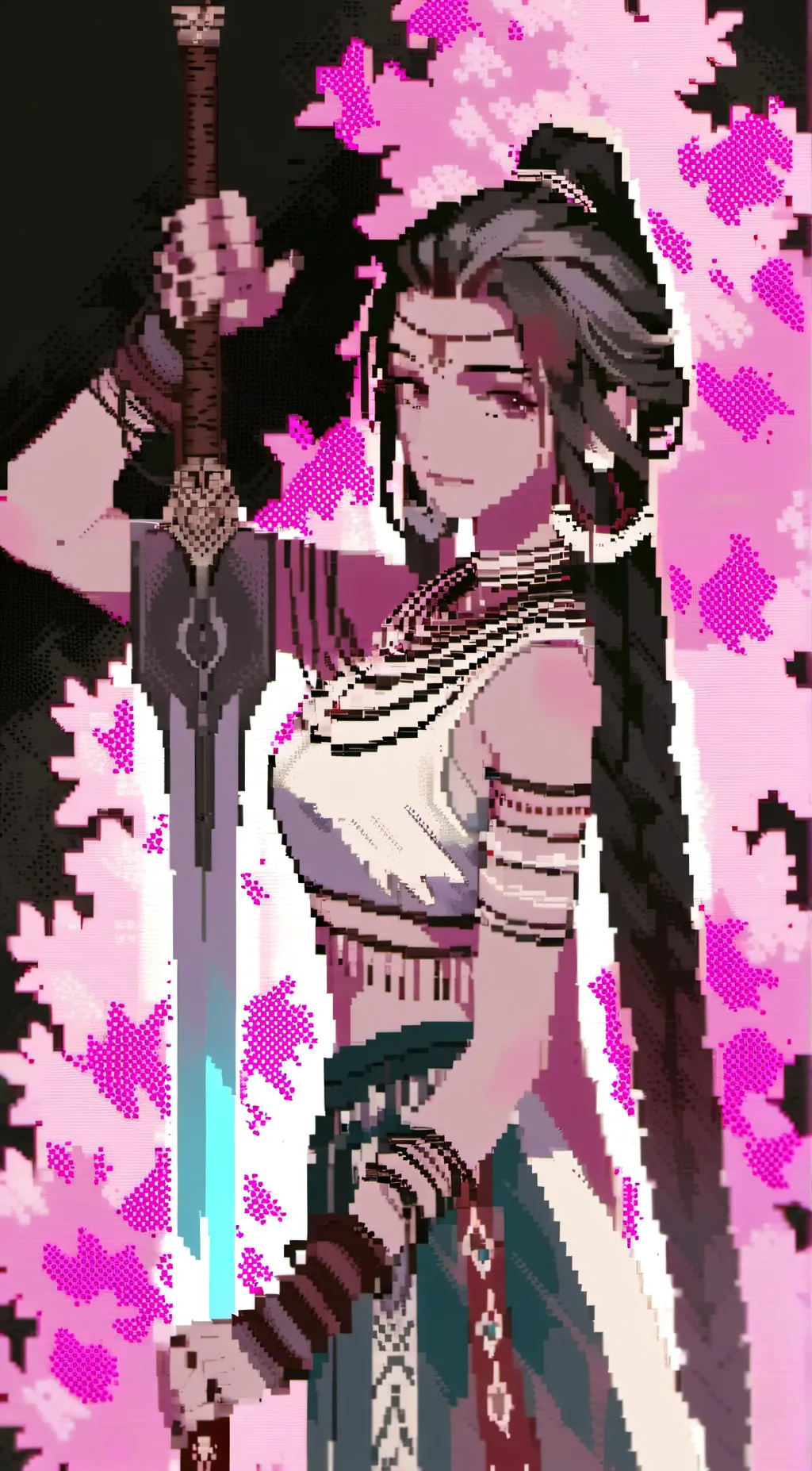 ai character: sheath background