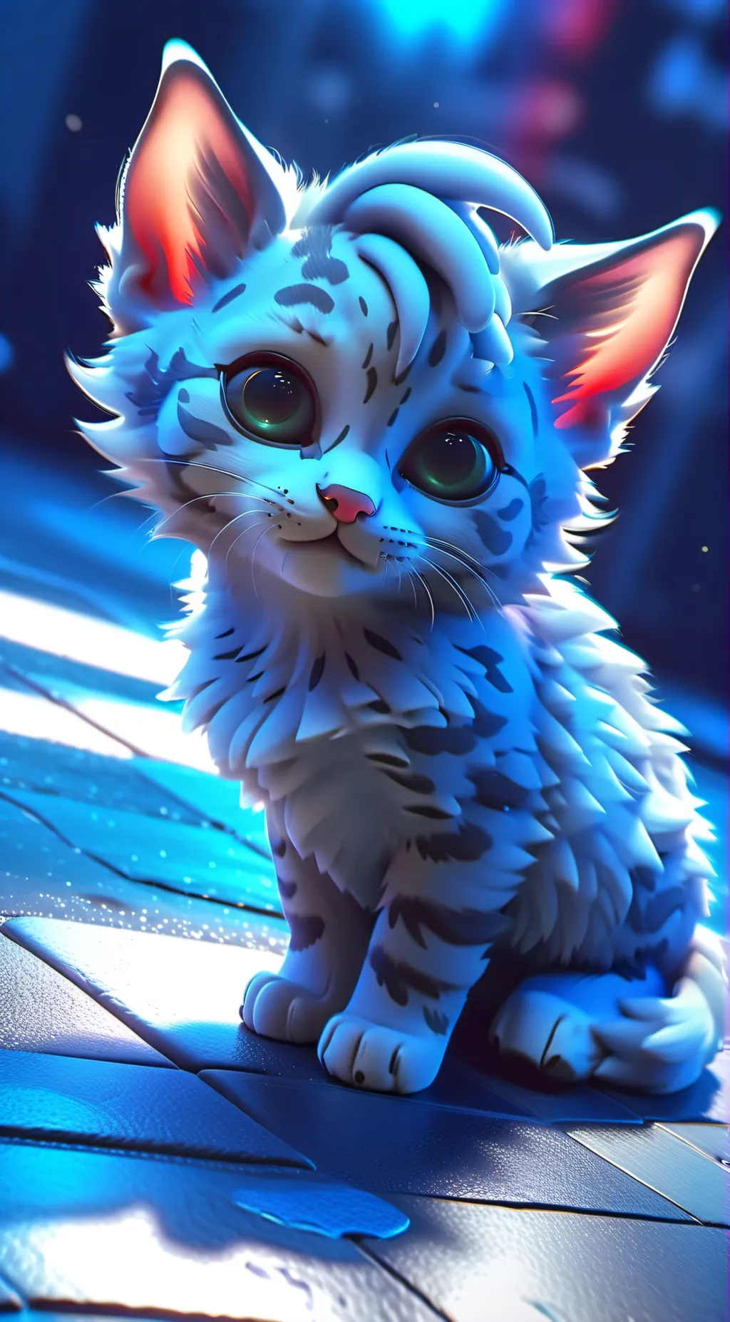 ai character: Smoky background