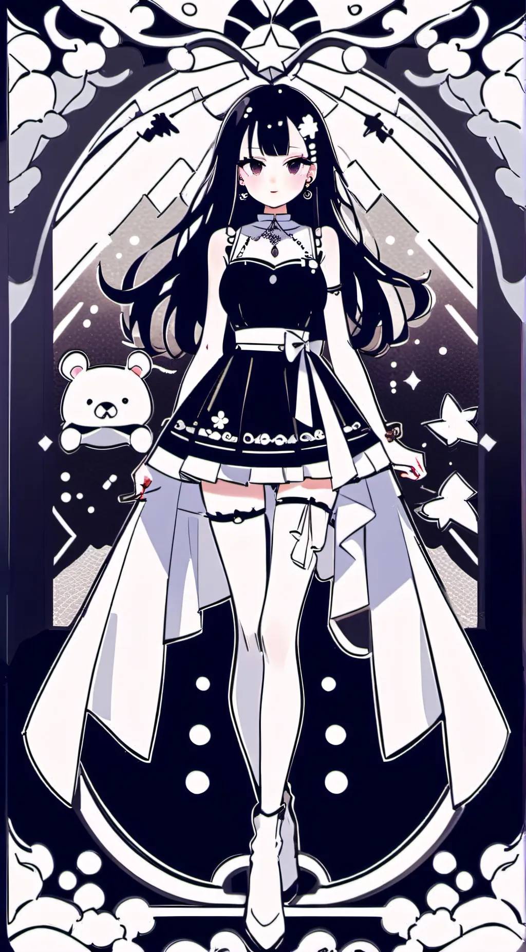 ai character: mika background