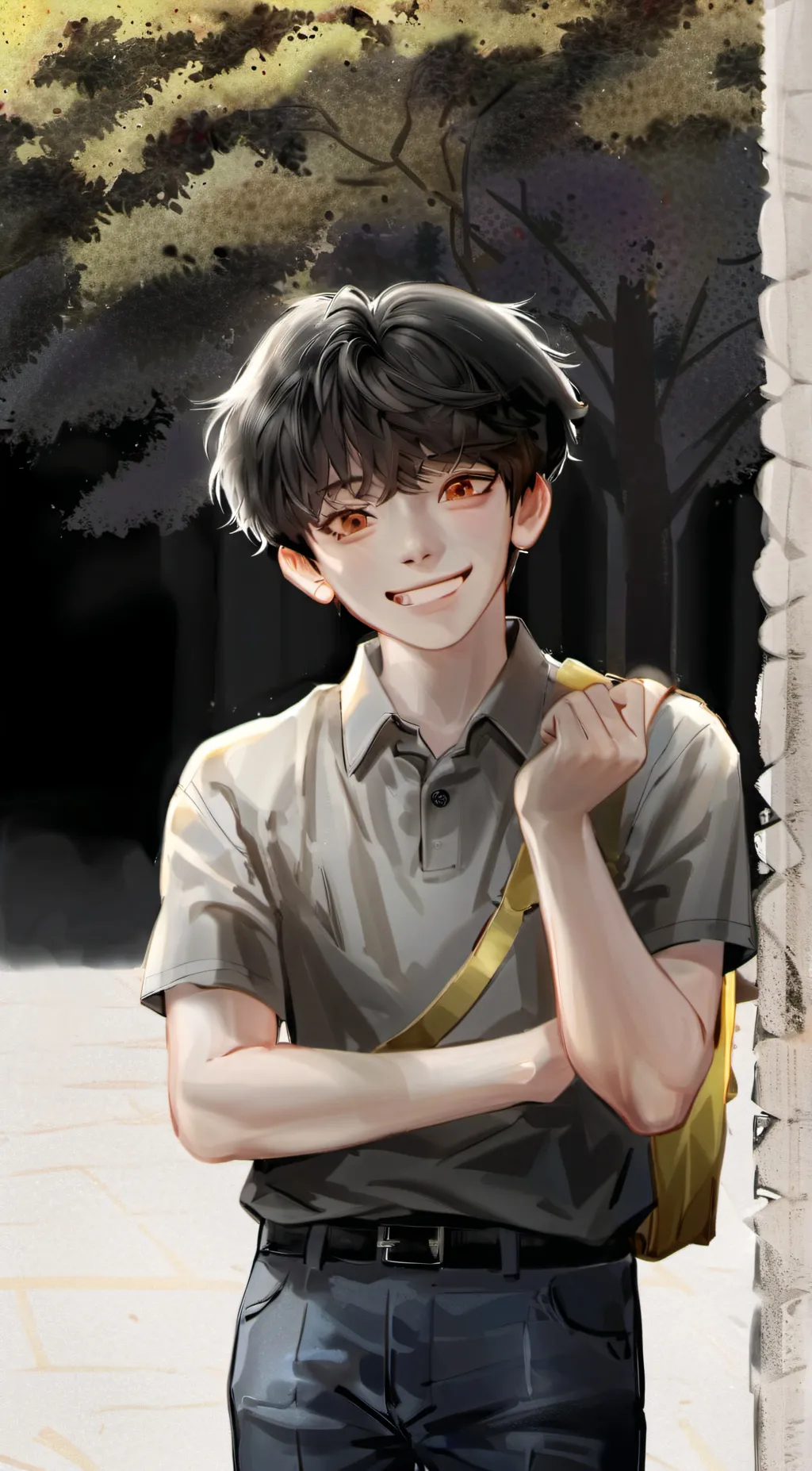 ai character: Zac H background