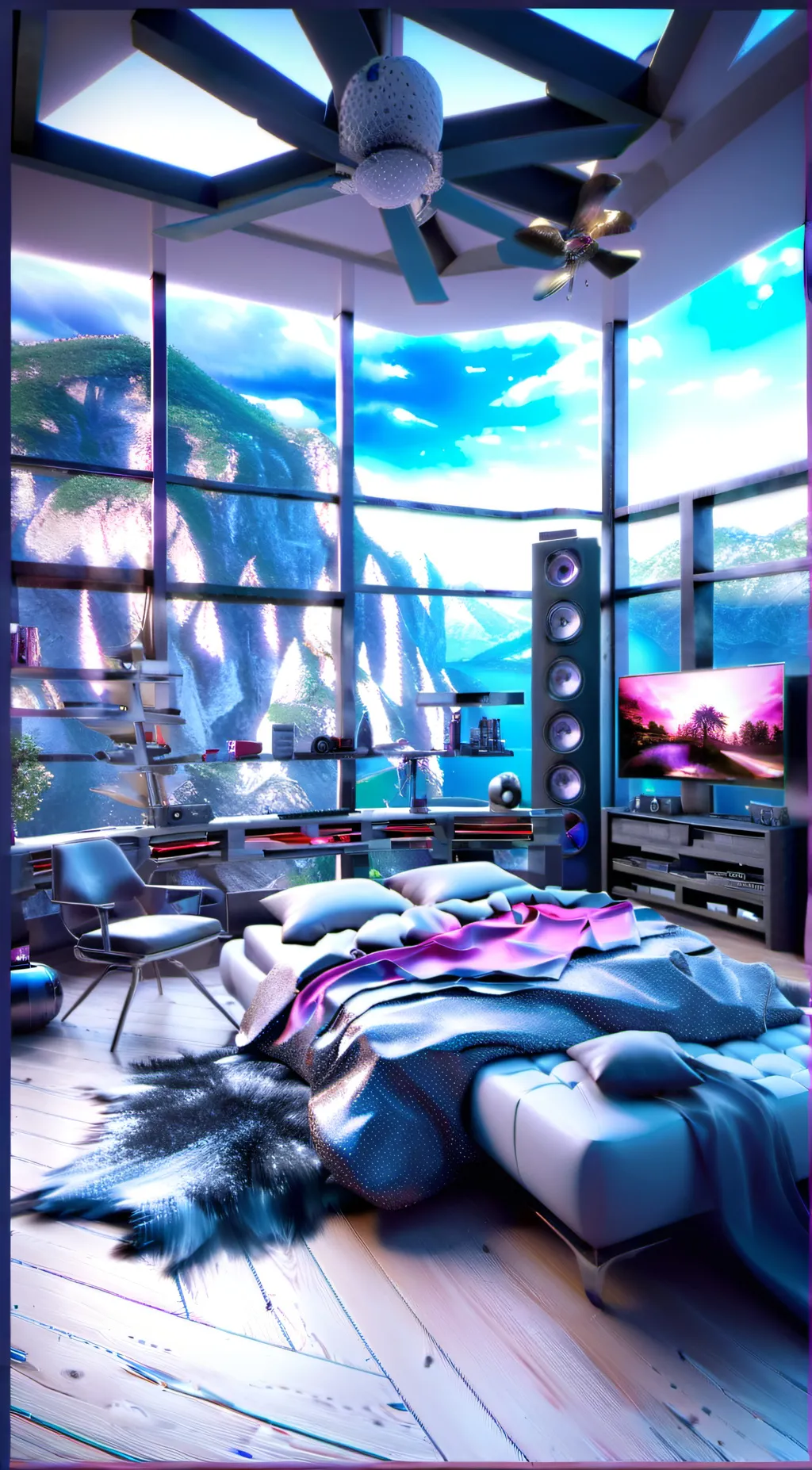 ai character: Homies Sleepover background