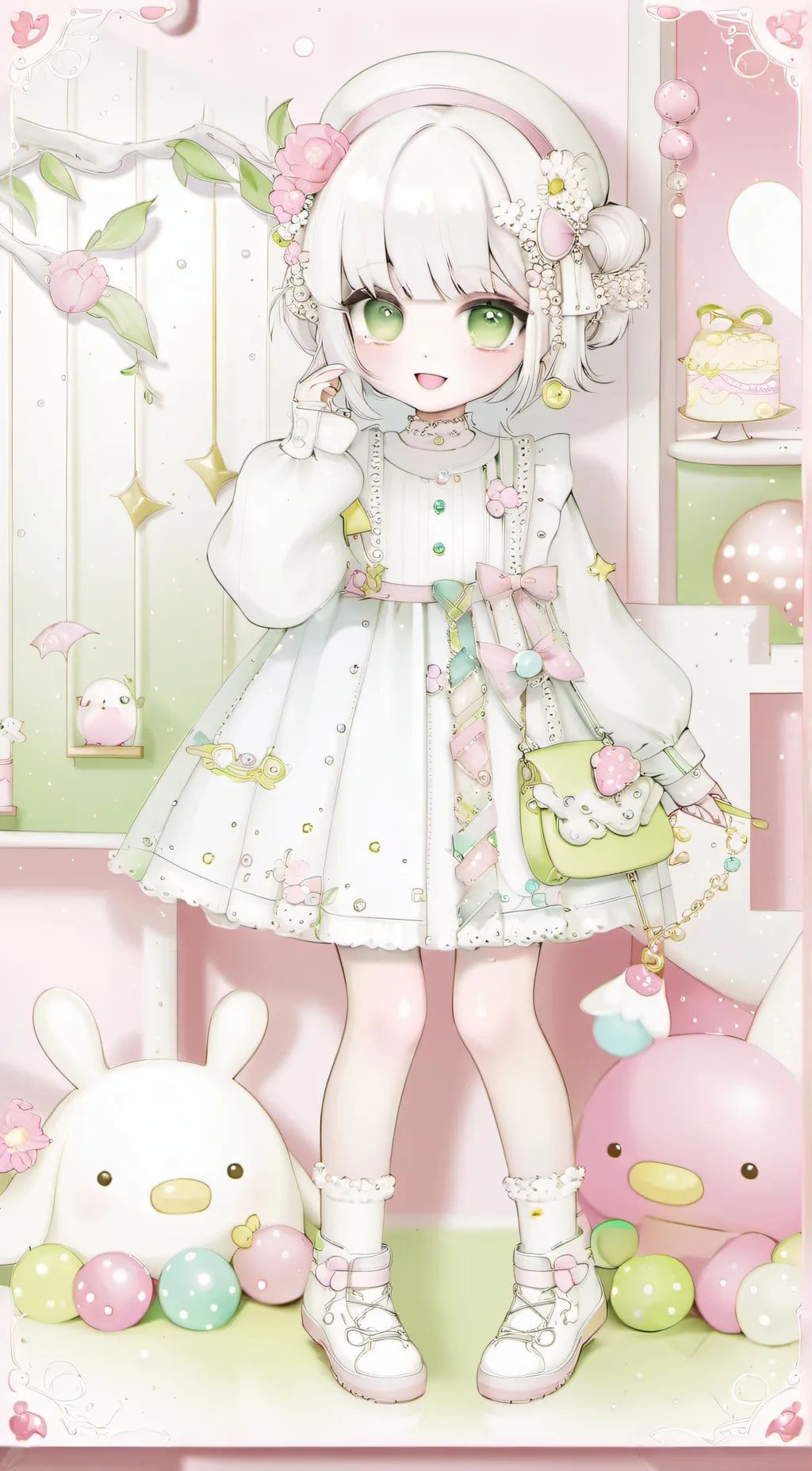 ai character: baby background