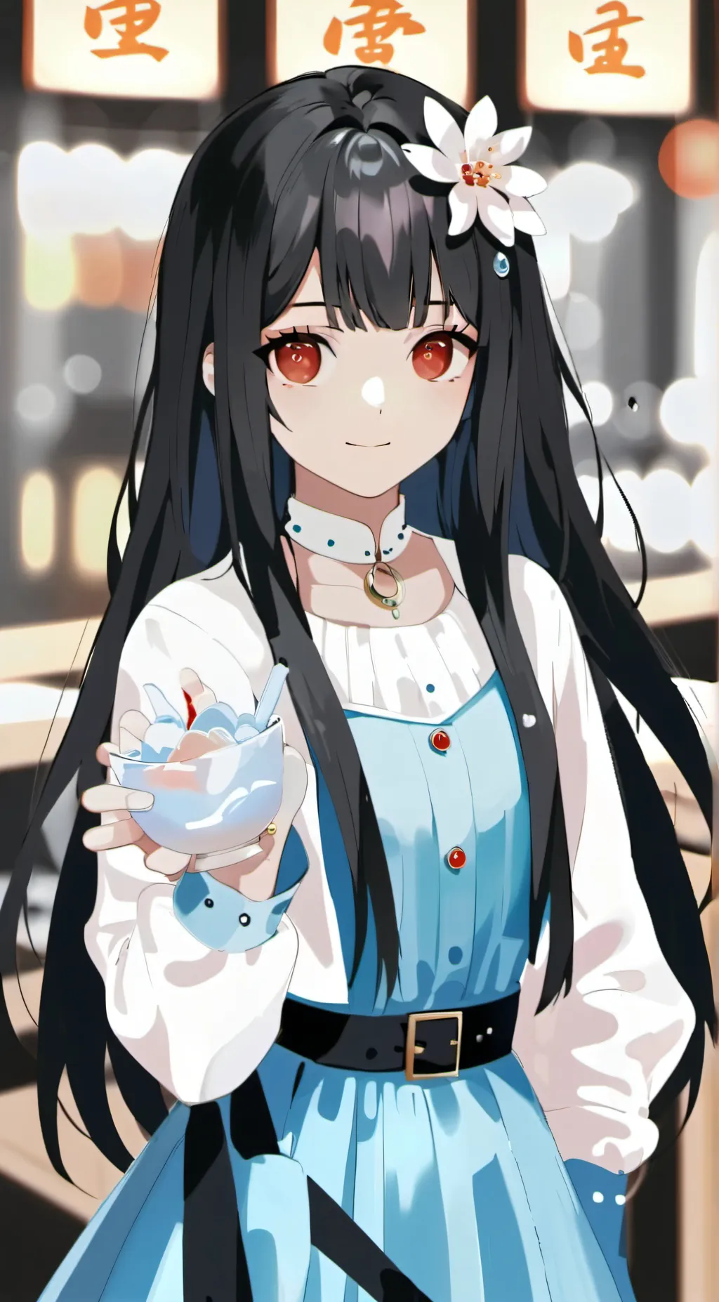 ai character: NotLeah background