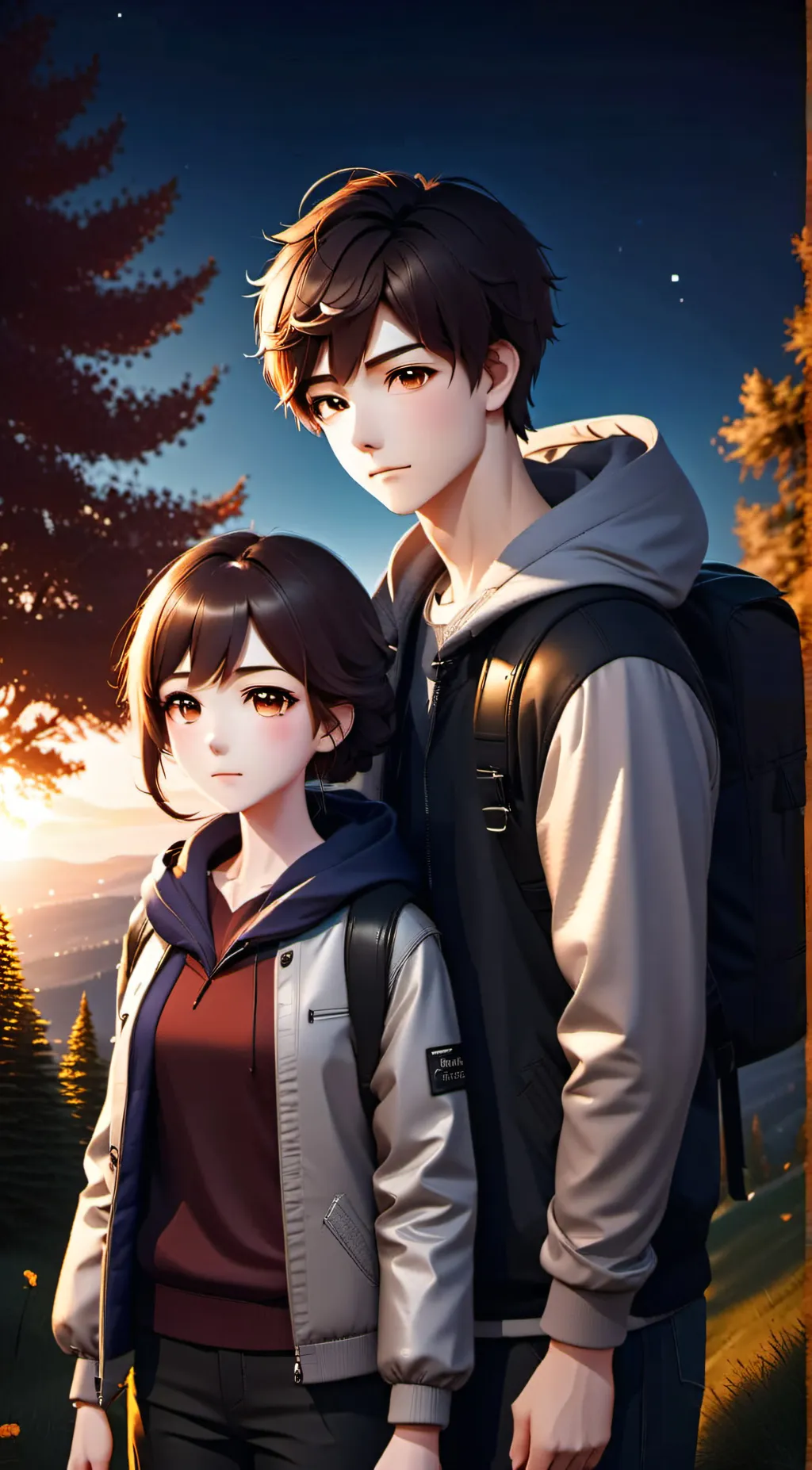 ai character: Lisa and Dan background