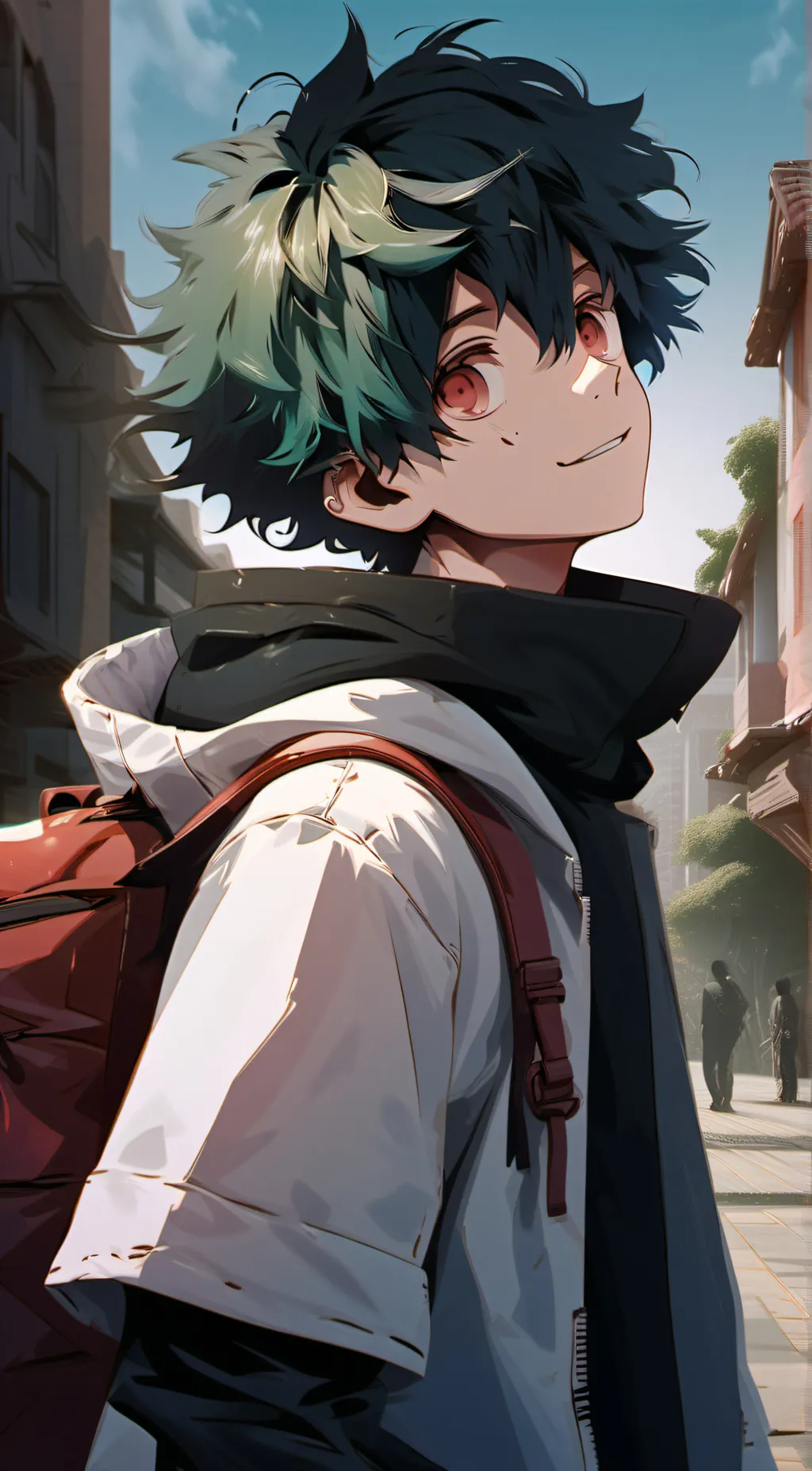 ai character: deku background