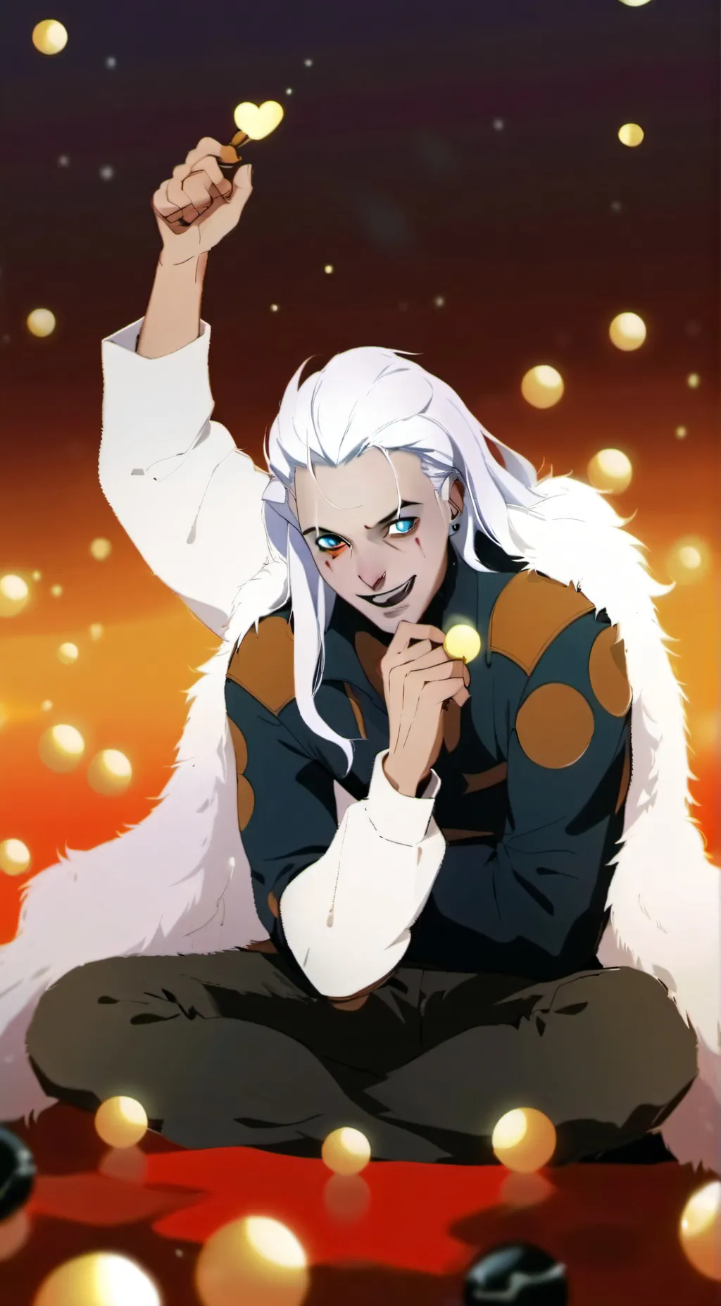 ai character: Love background