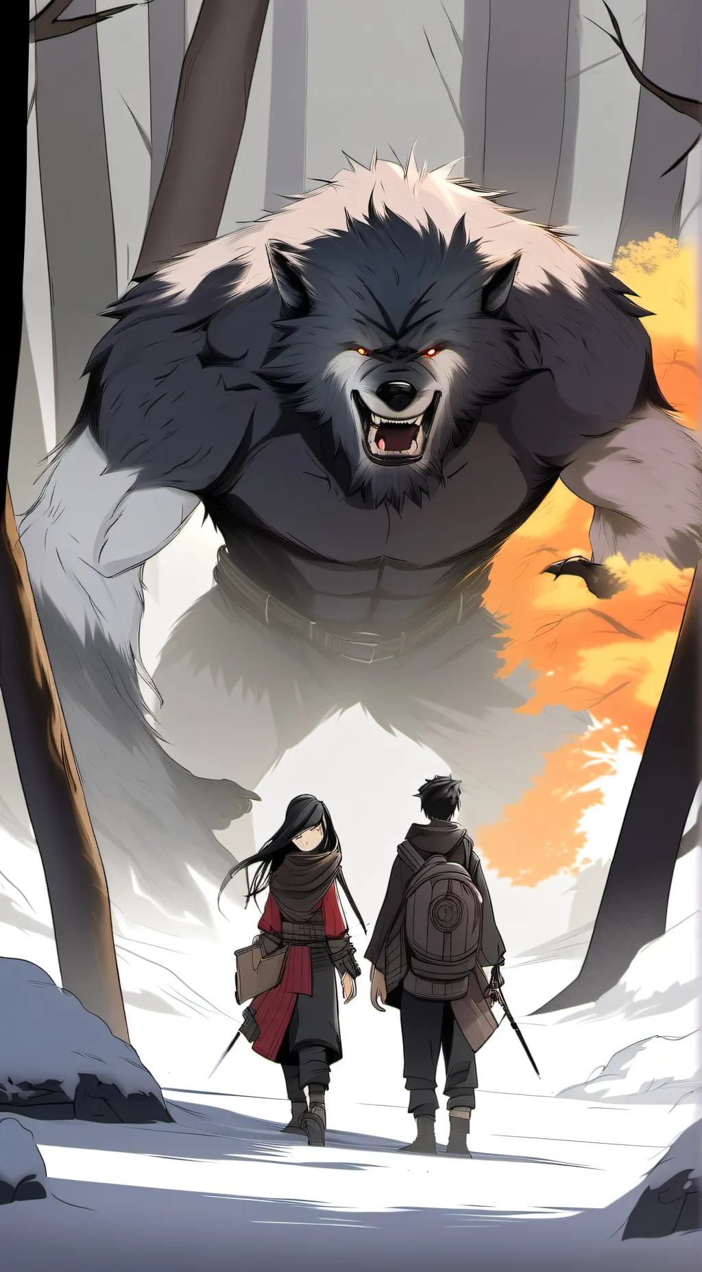 ai character: goodbye. background