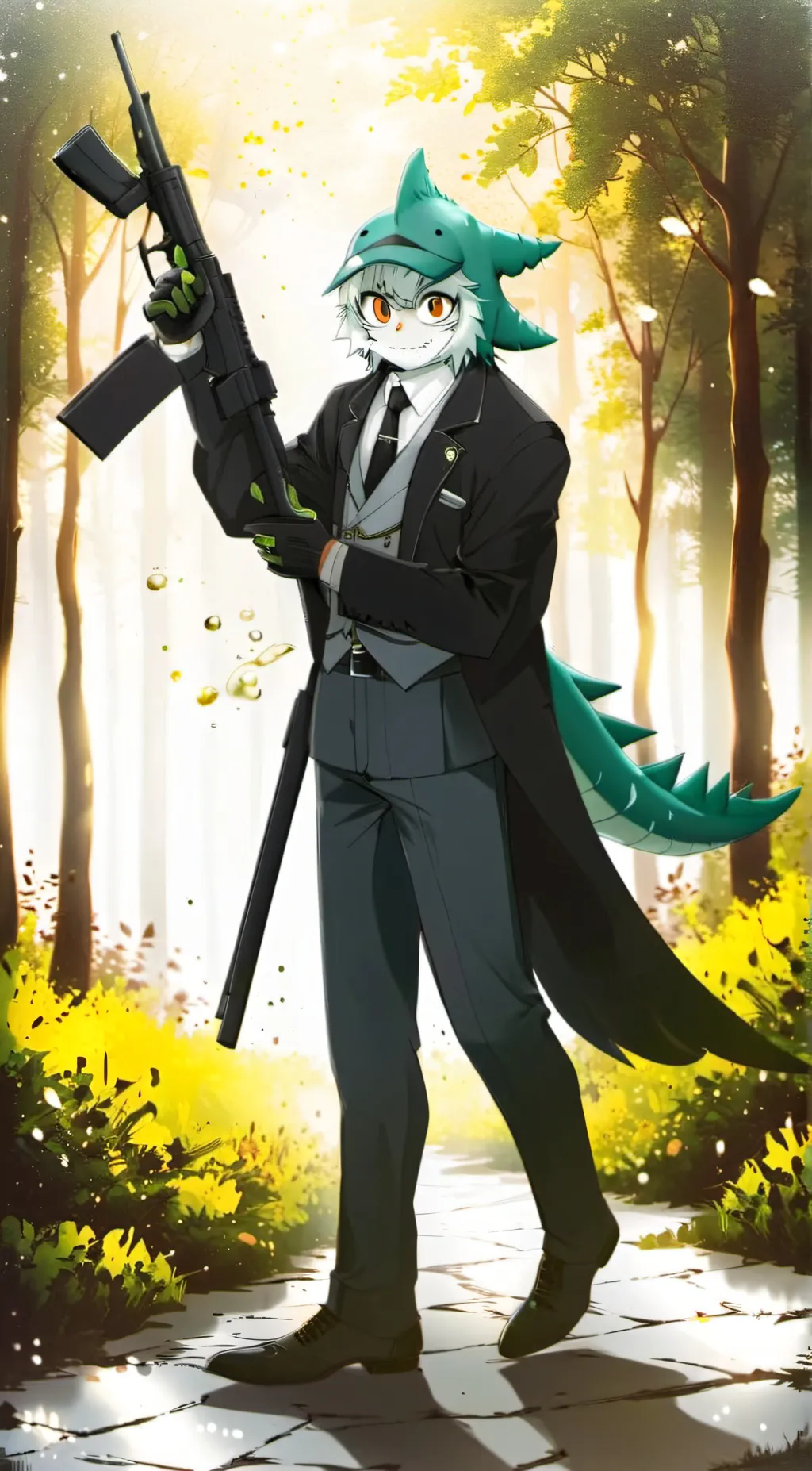 ai character: Hunter background