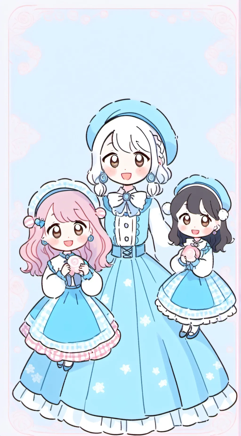 ai character: Cinnamon Rolls. background