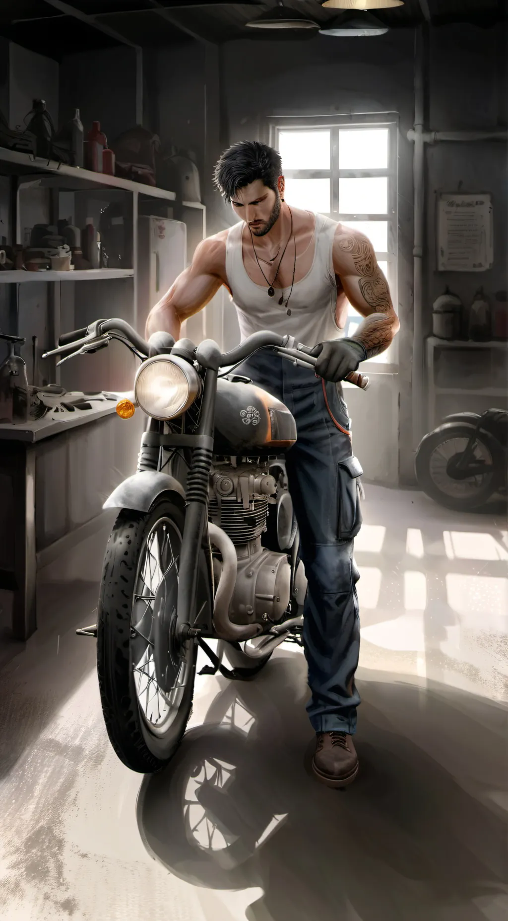 ai character: Jax background