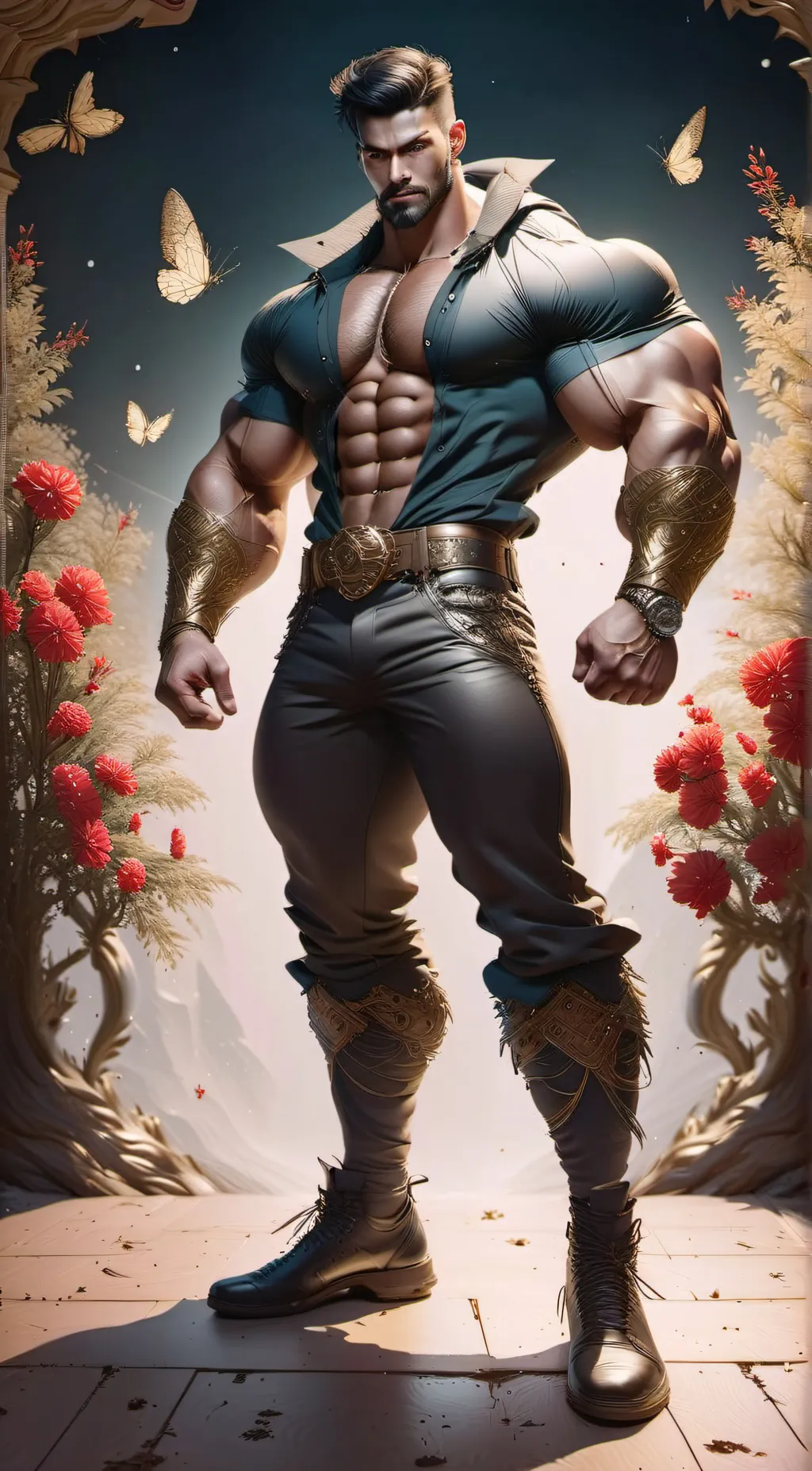 ai character: Zero Musutafu background