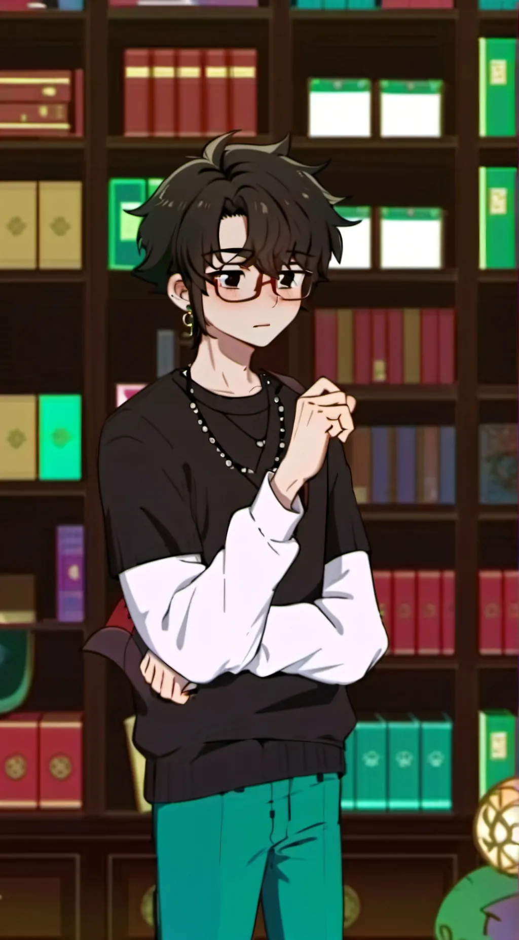 ai character: astro x aya 🪷😏 background