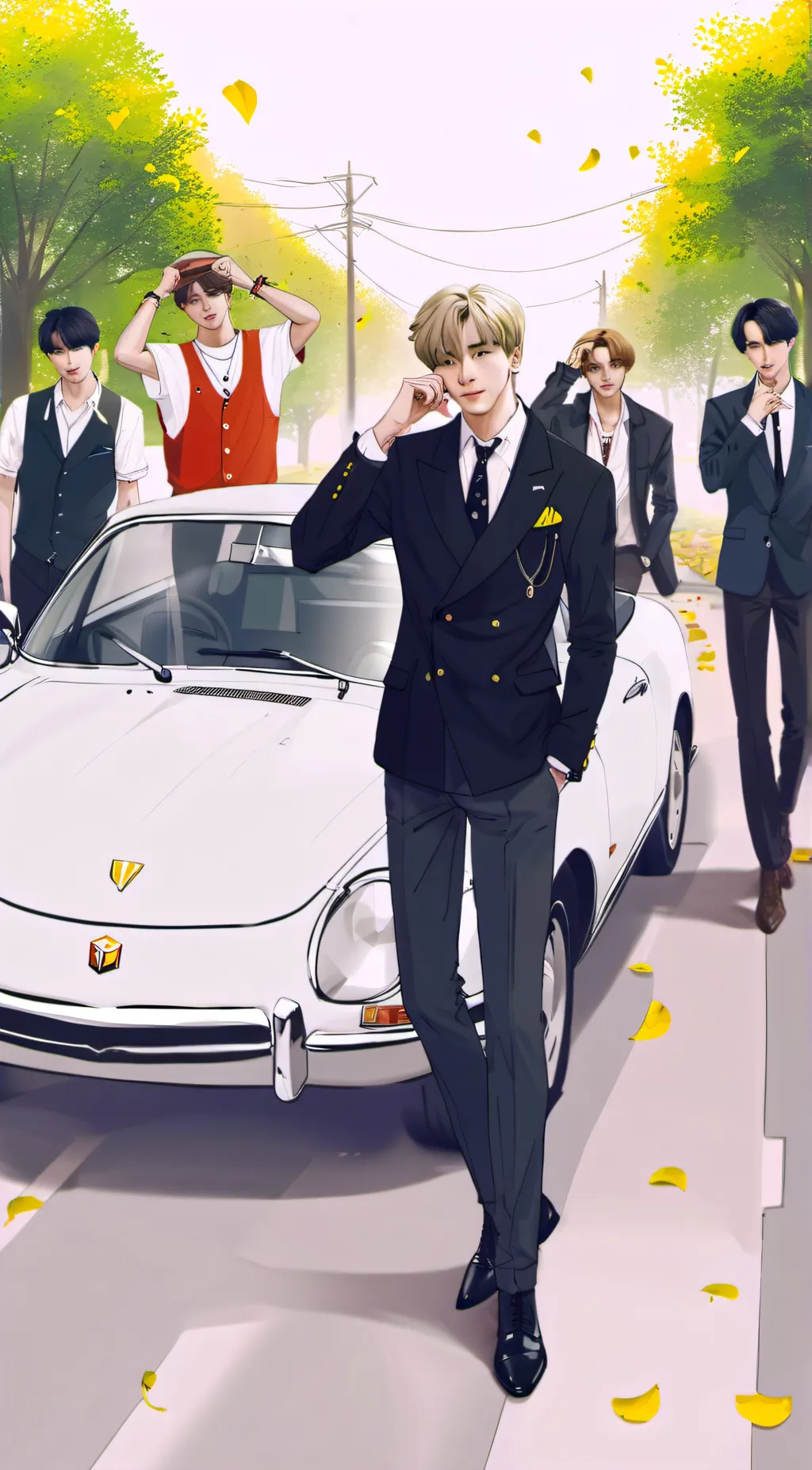 ai character: BTS background