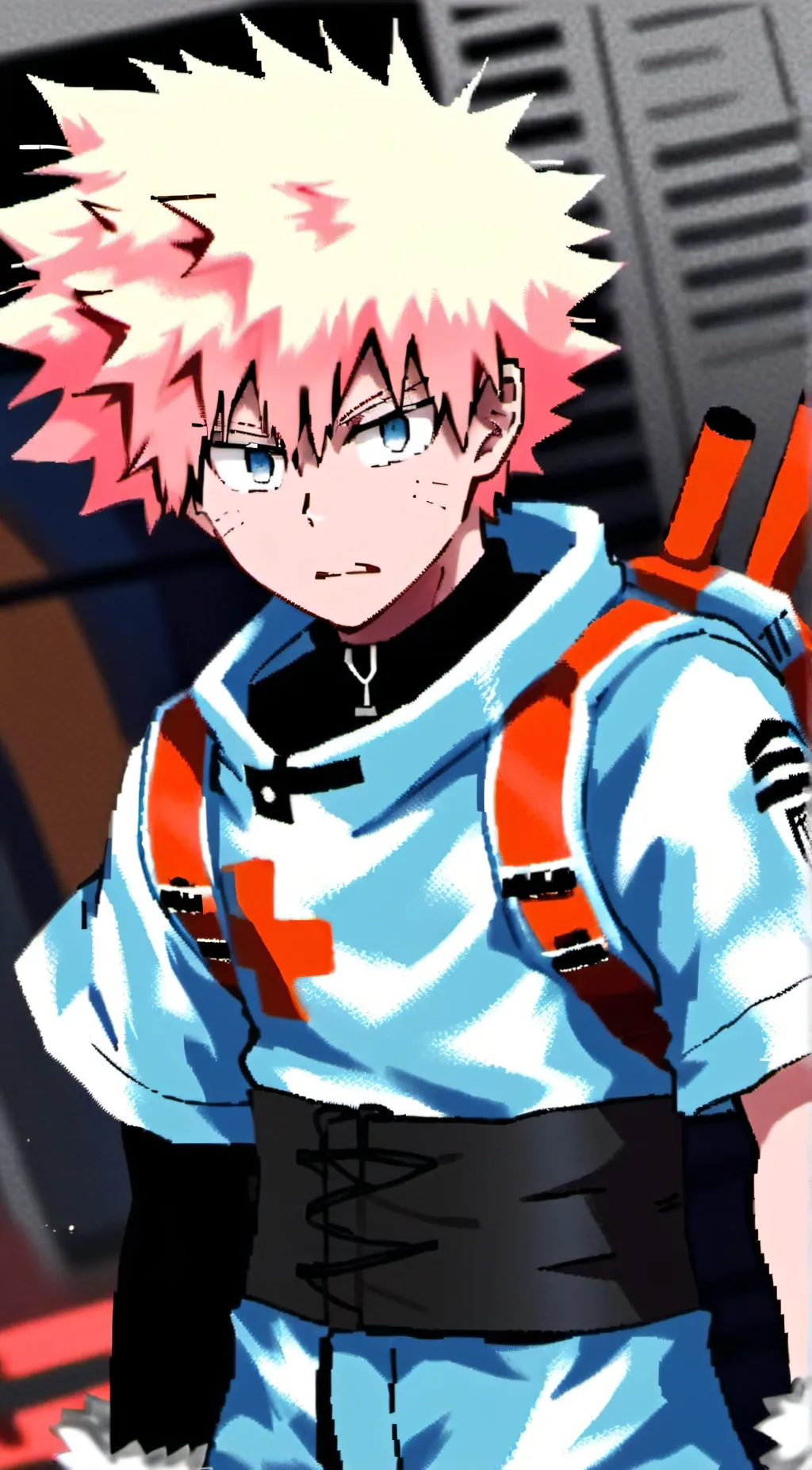 ai character: bakugo background
