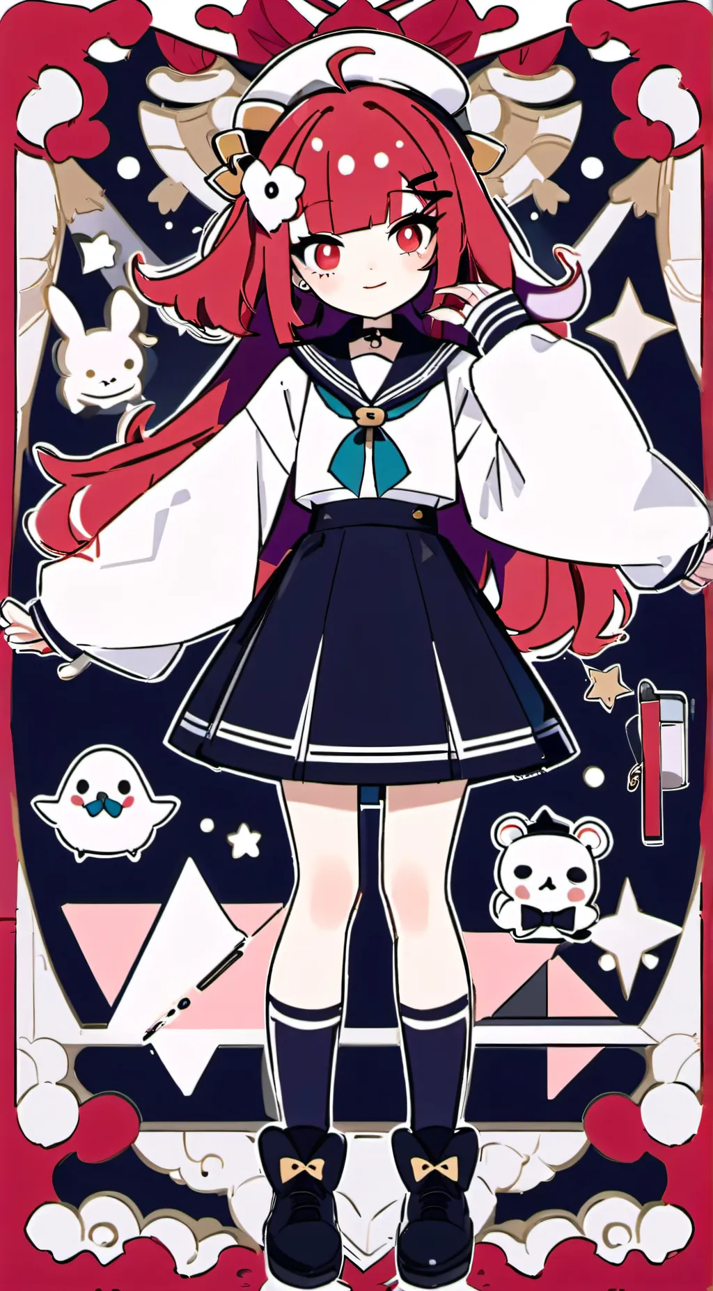 ai character: Sanrio Fight background