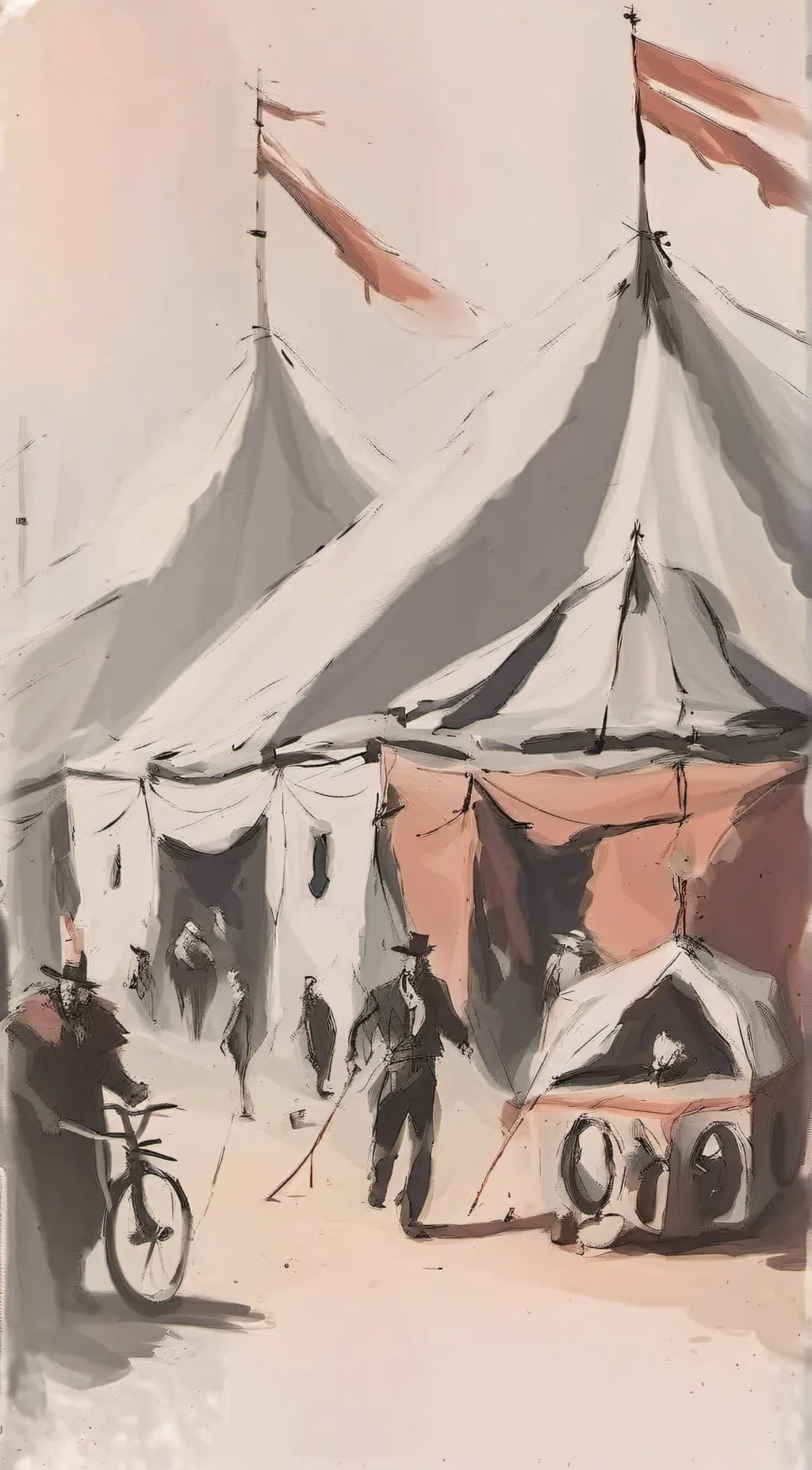 ai character: digital background