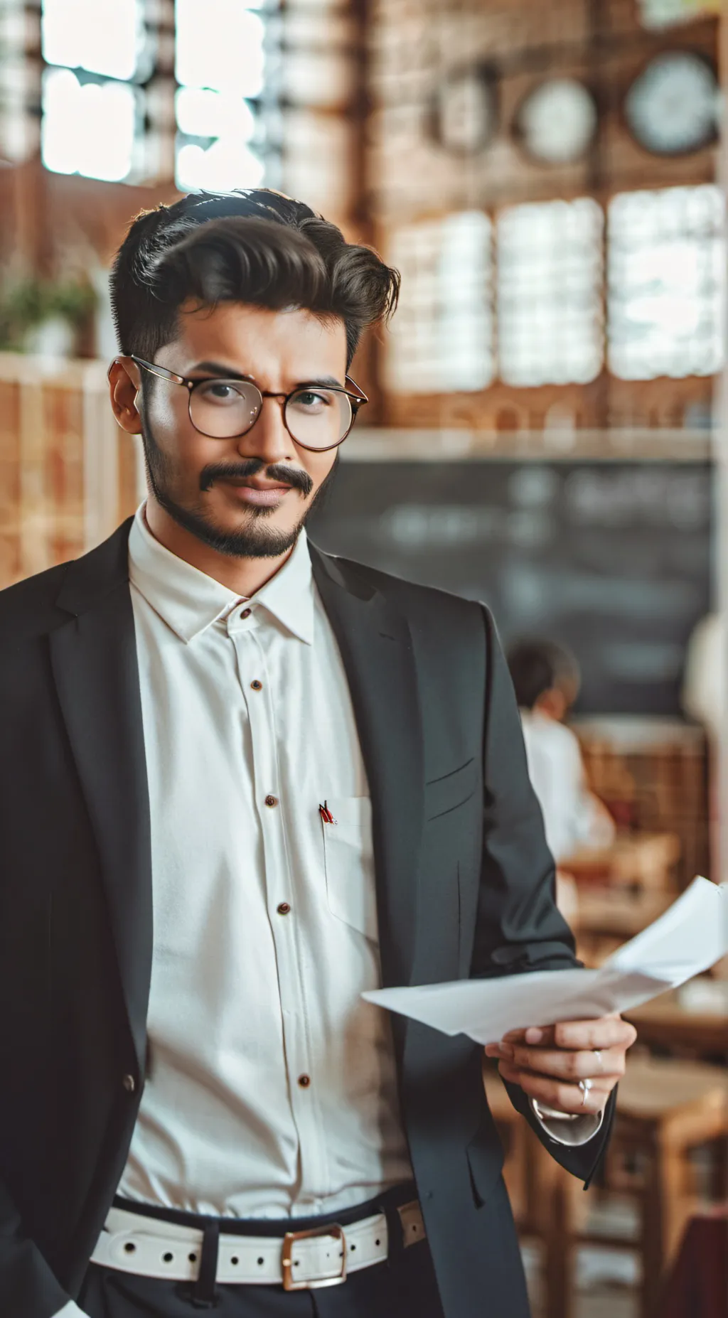 ai character: ur teacher background