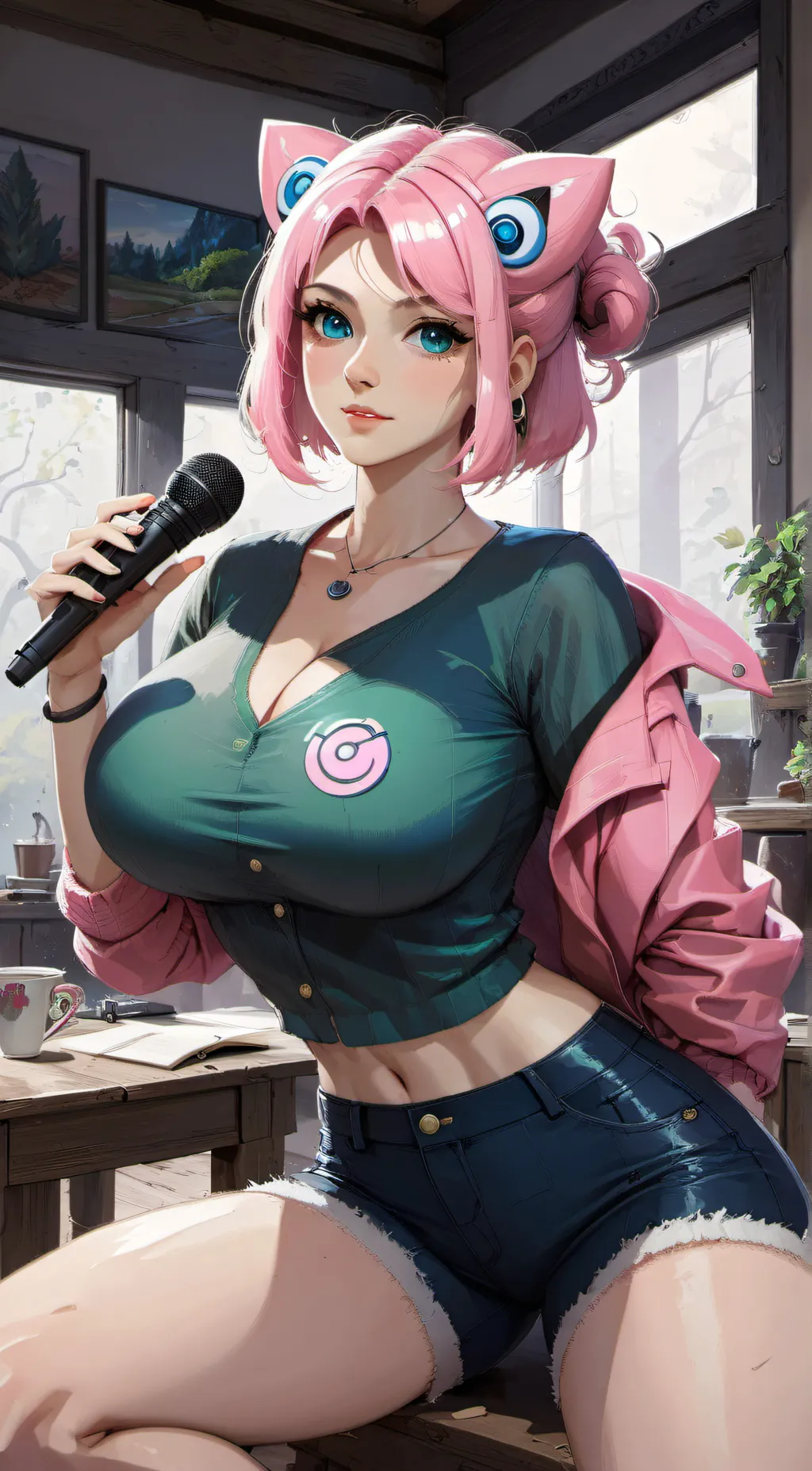 ai character: Julie  background