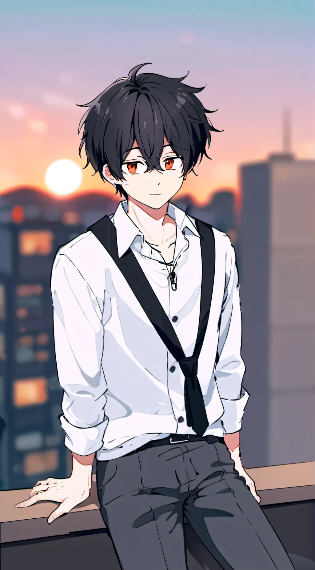 ai character: Xaivier  background