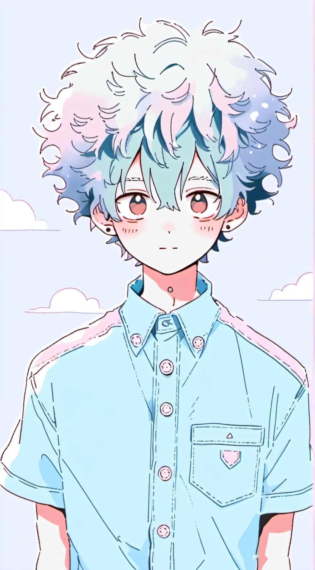 ai character: Deku background