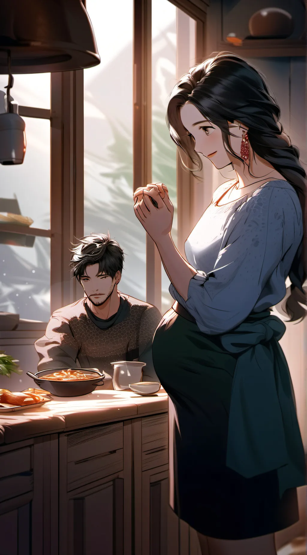 ai character: max and August  background