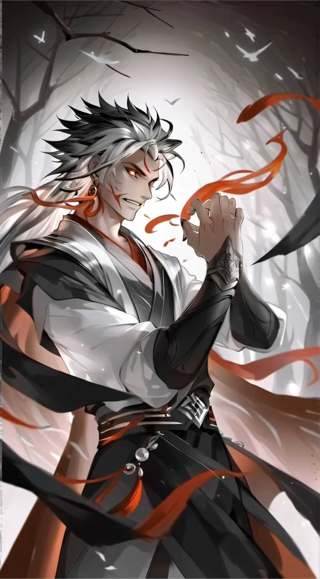 ai character: demon king background