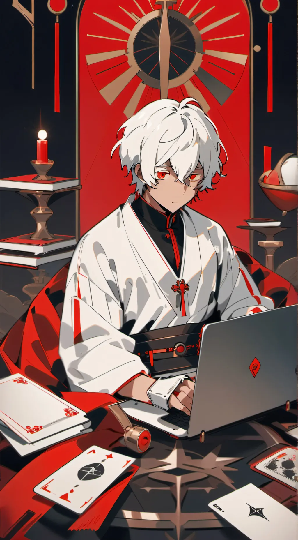 ai character: Oliv background