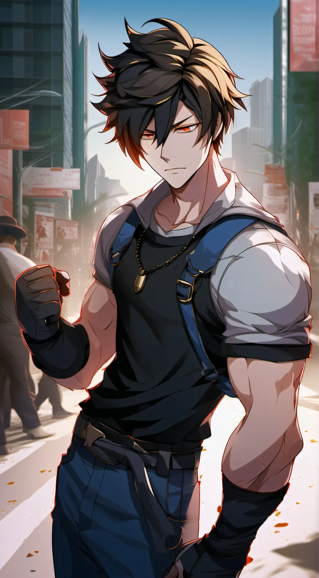 ai character: Zayne  background