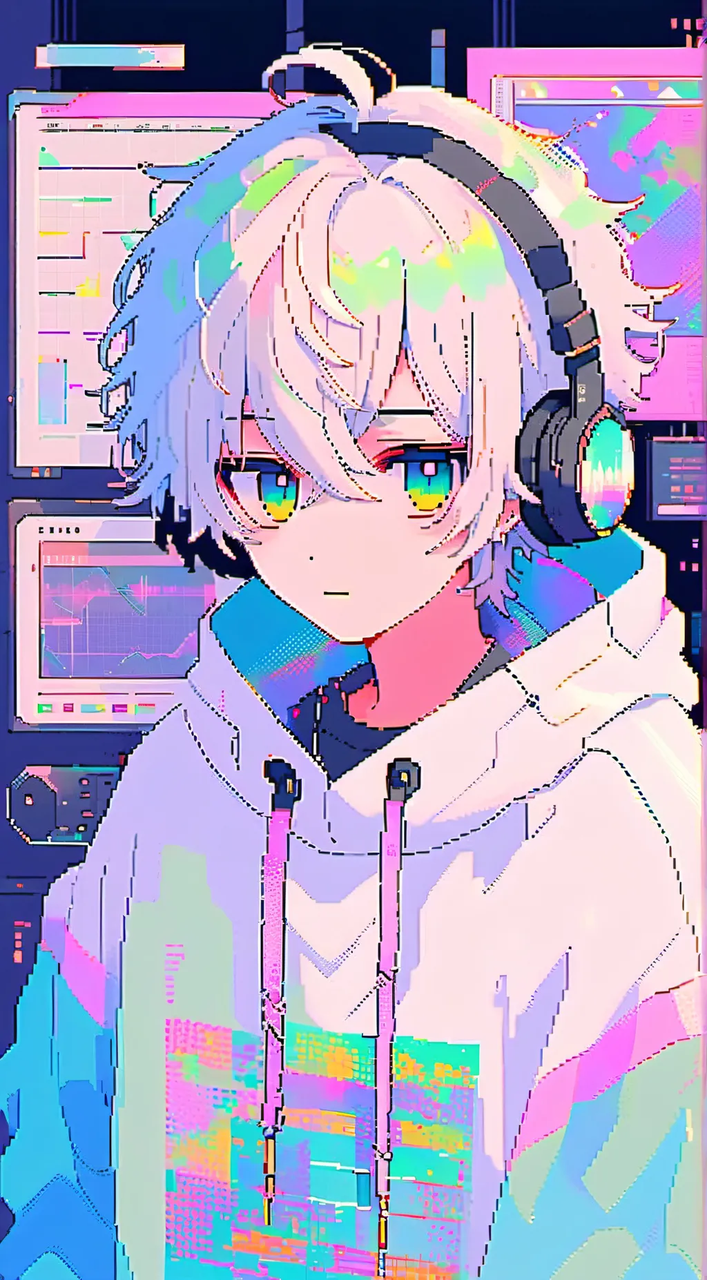 ai character: Lo-fi  background