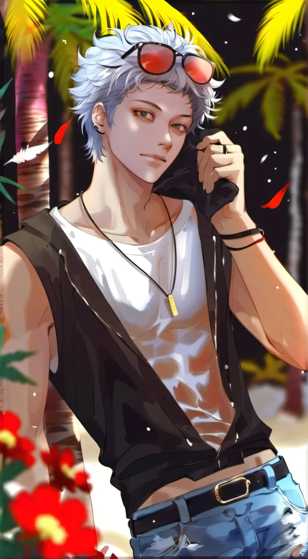 ai character: "jujutsu kaisen" background