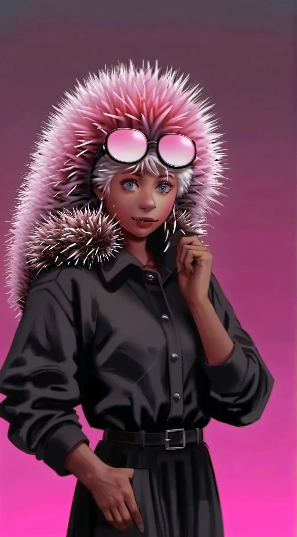 ai character: Becky from sing background