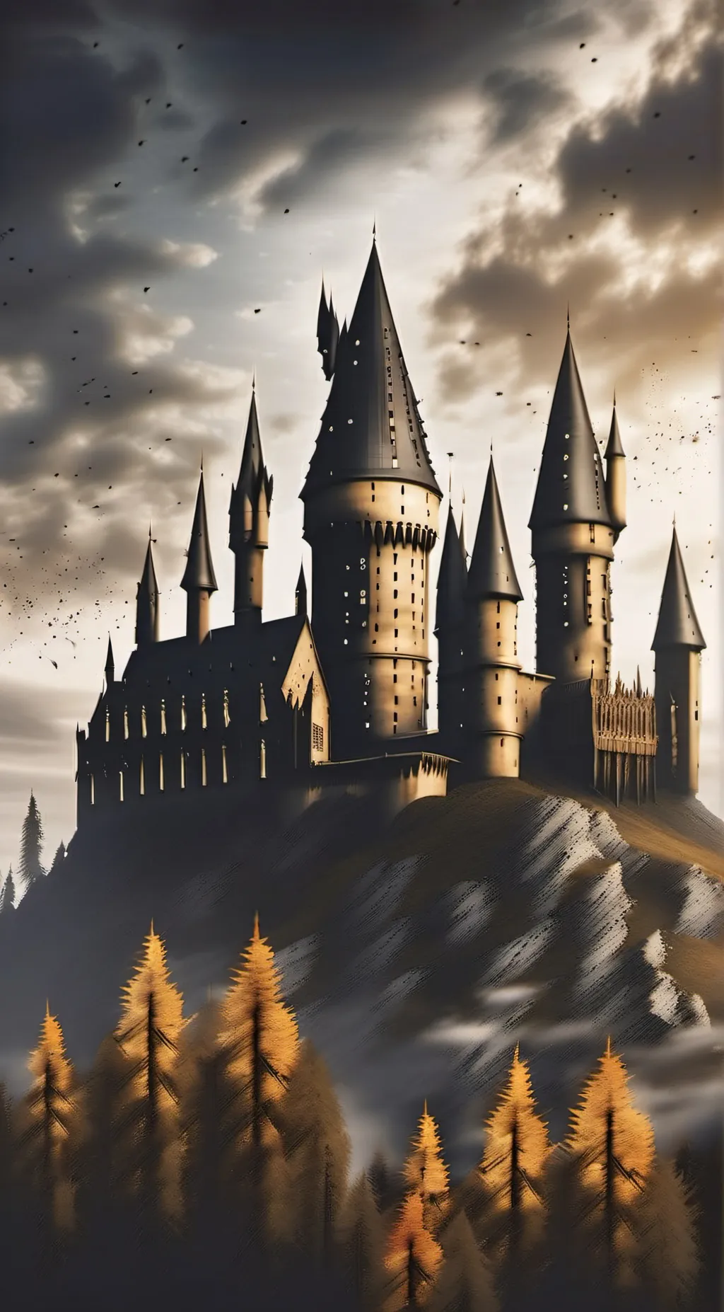 ai character: 𝙷𝙾𝙶𝚆𝙰𝚁𝚃 background