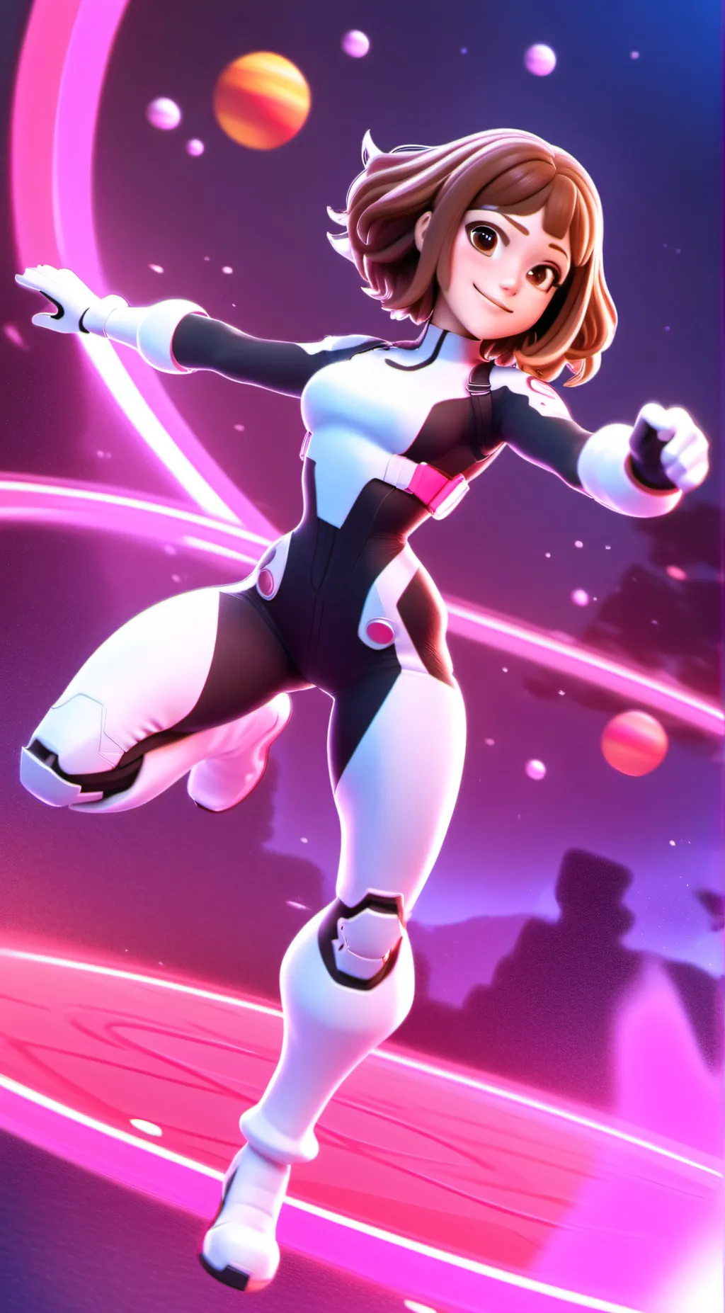 ai character: Stellar Heroine background