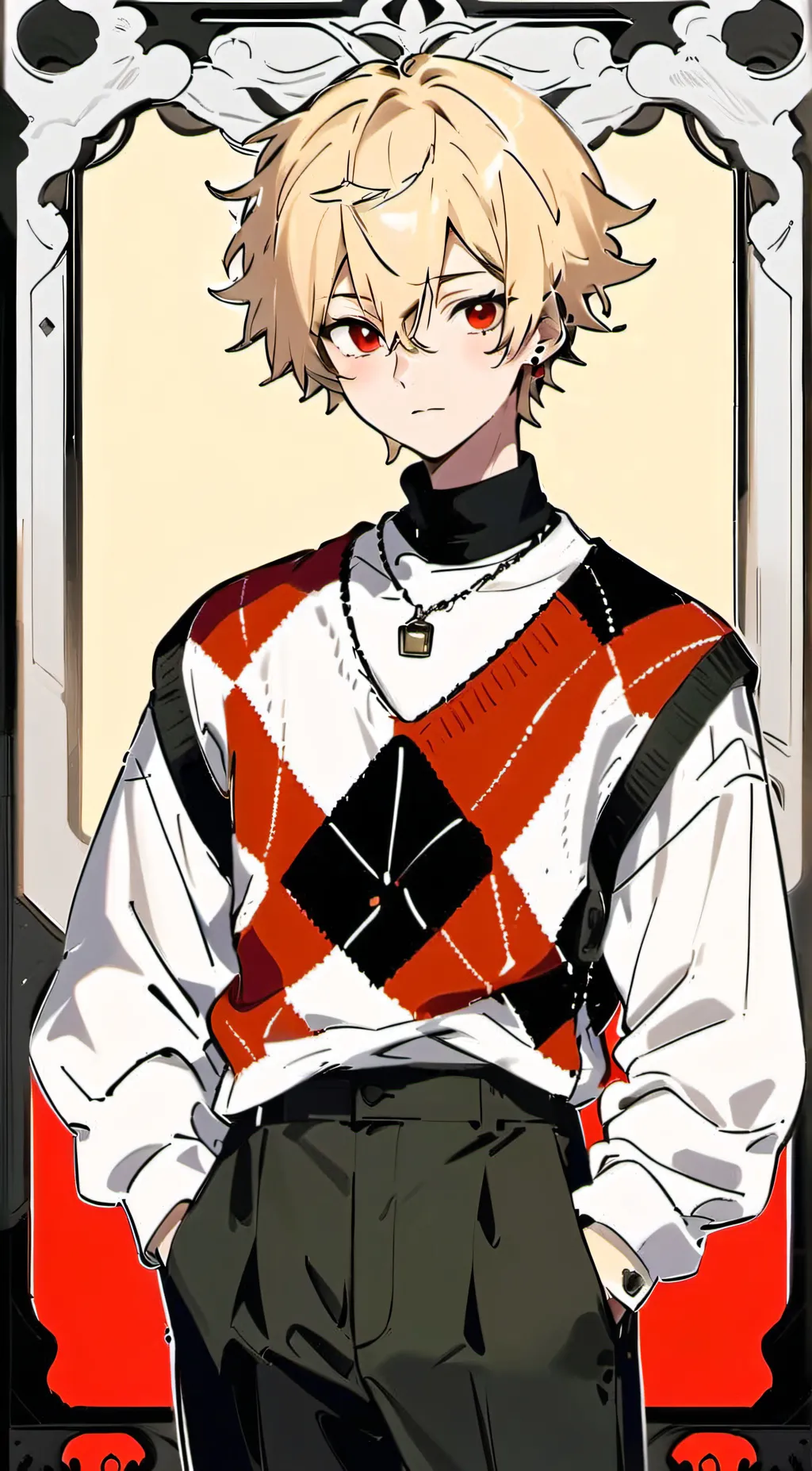 ai character: bakugou  background