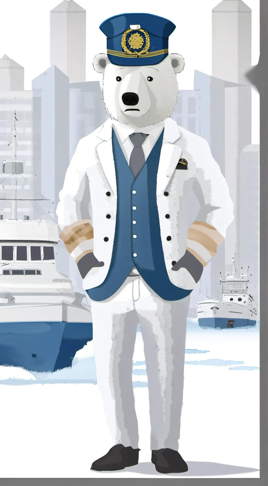 ai character: Captain B background