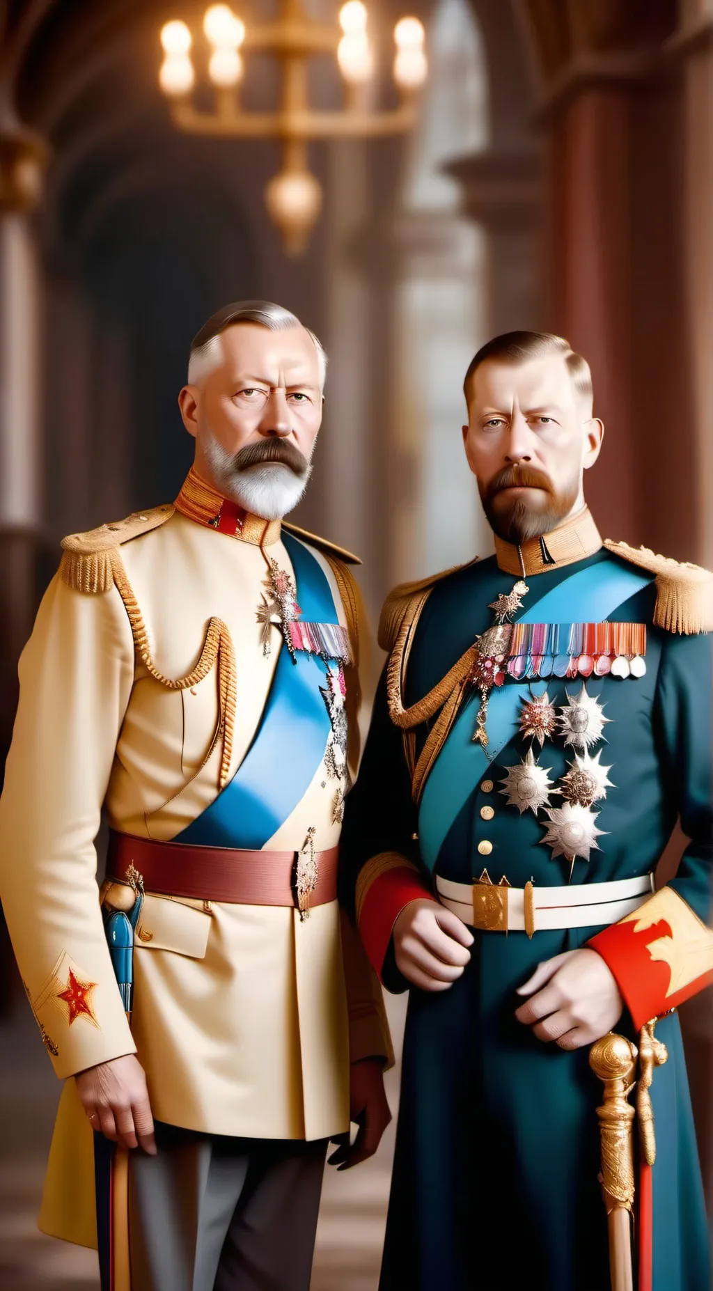 ai character: george v and Tsar background
