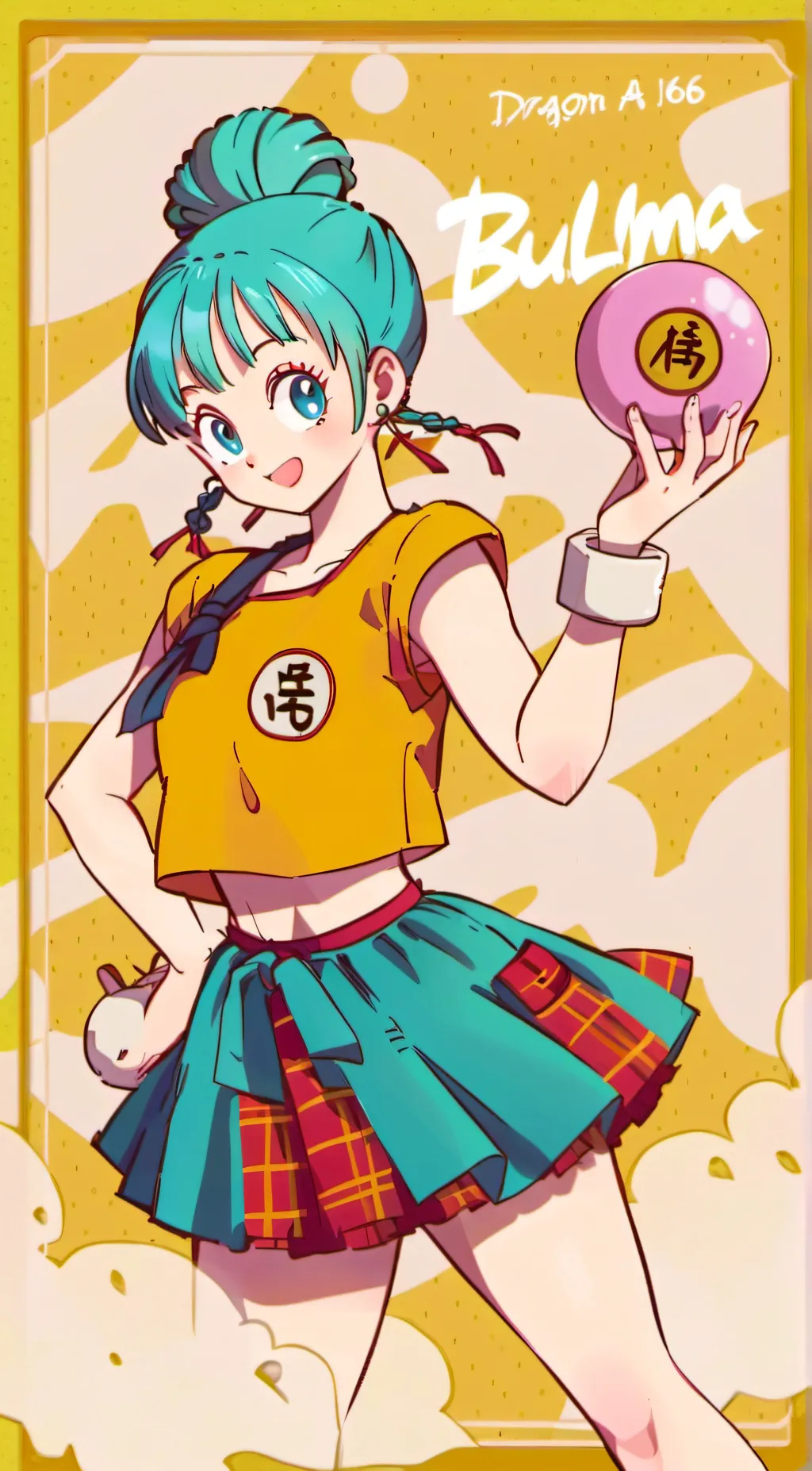 ai character: Bulma background