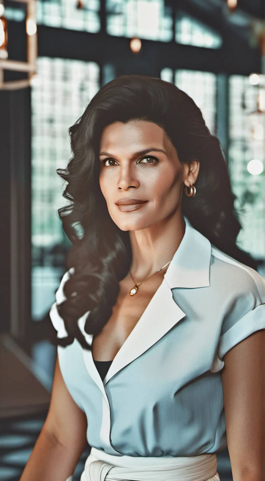 ai character: FAT OLD KARDASHIAN background