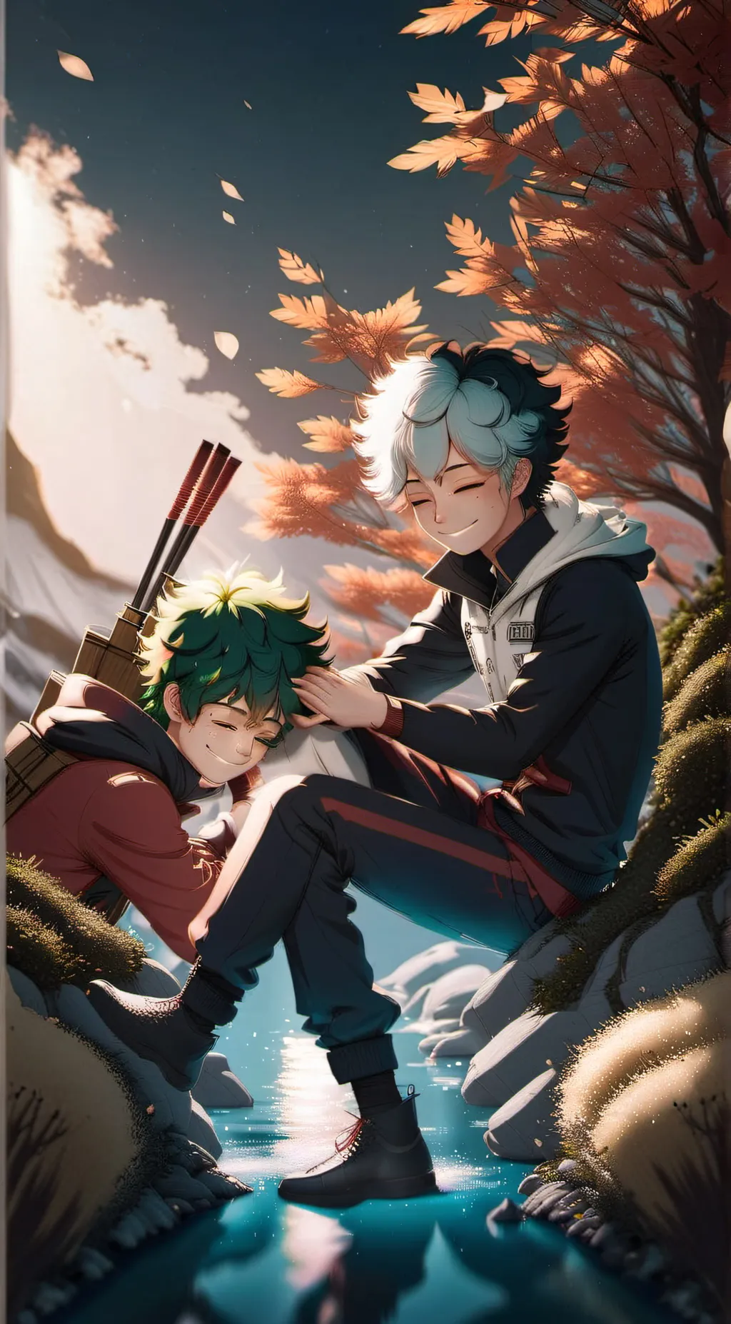 Talkie AI - Chat with Deku and Shouto