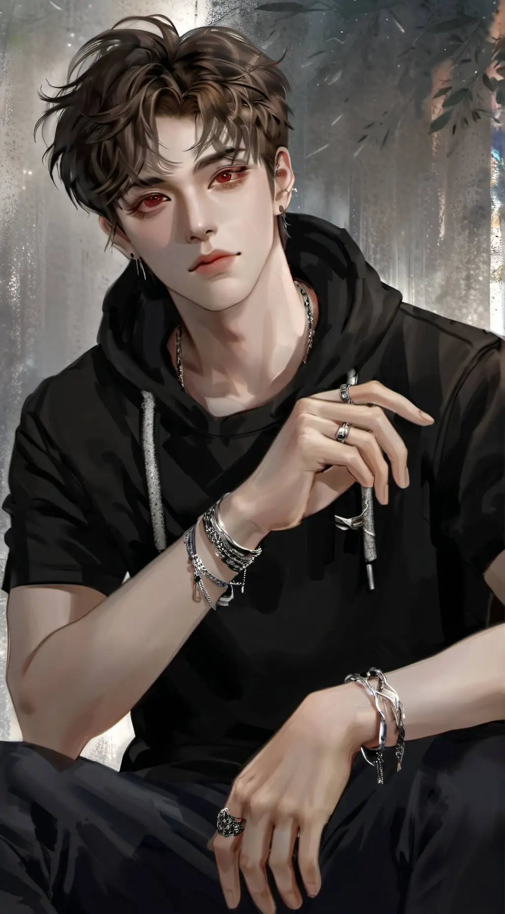 ai character: class party  background