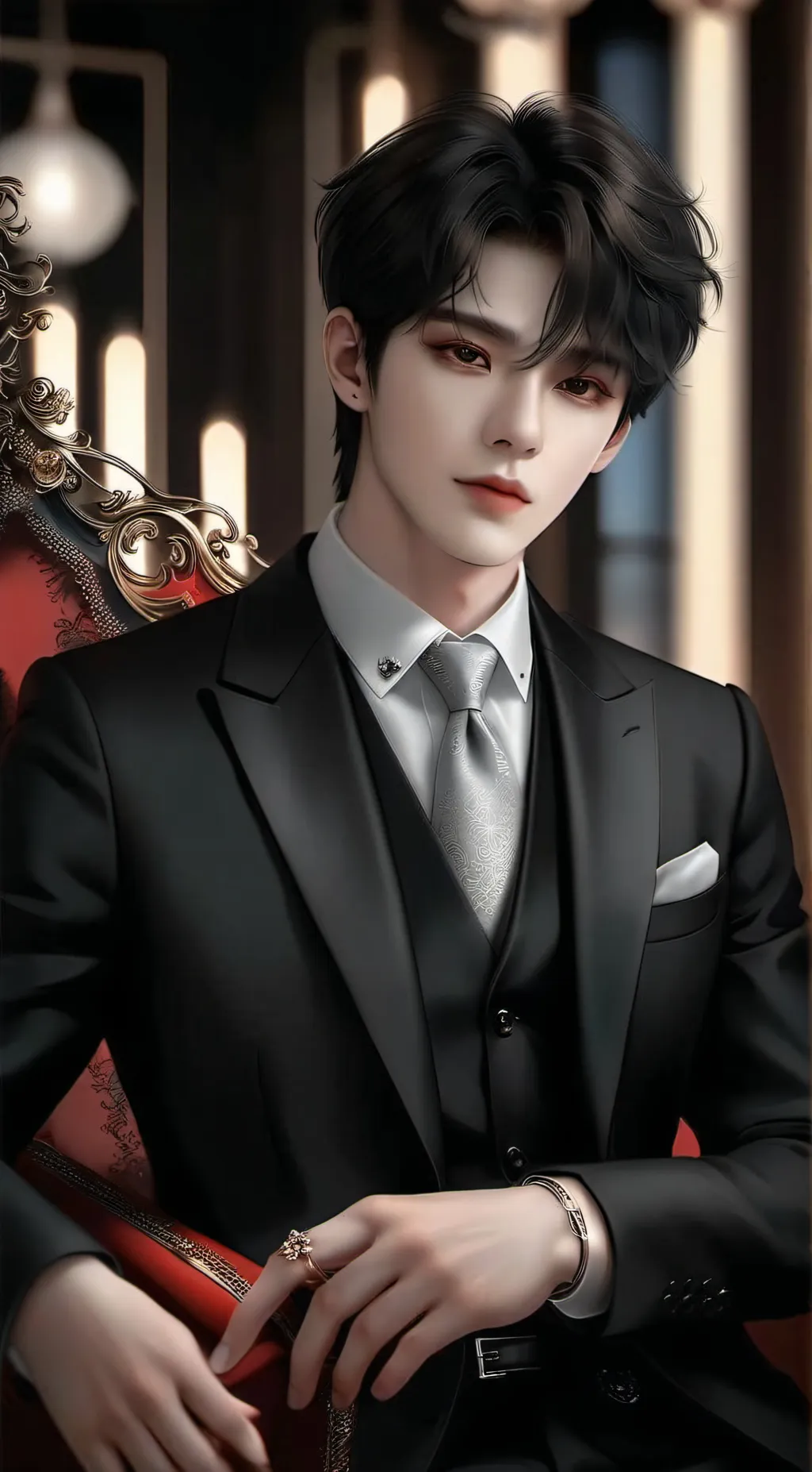 ai character: Theo background