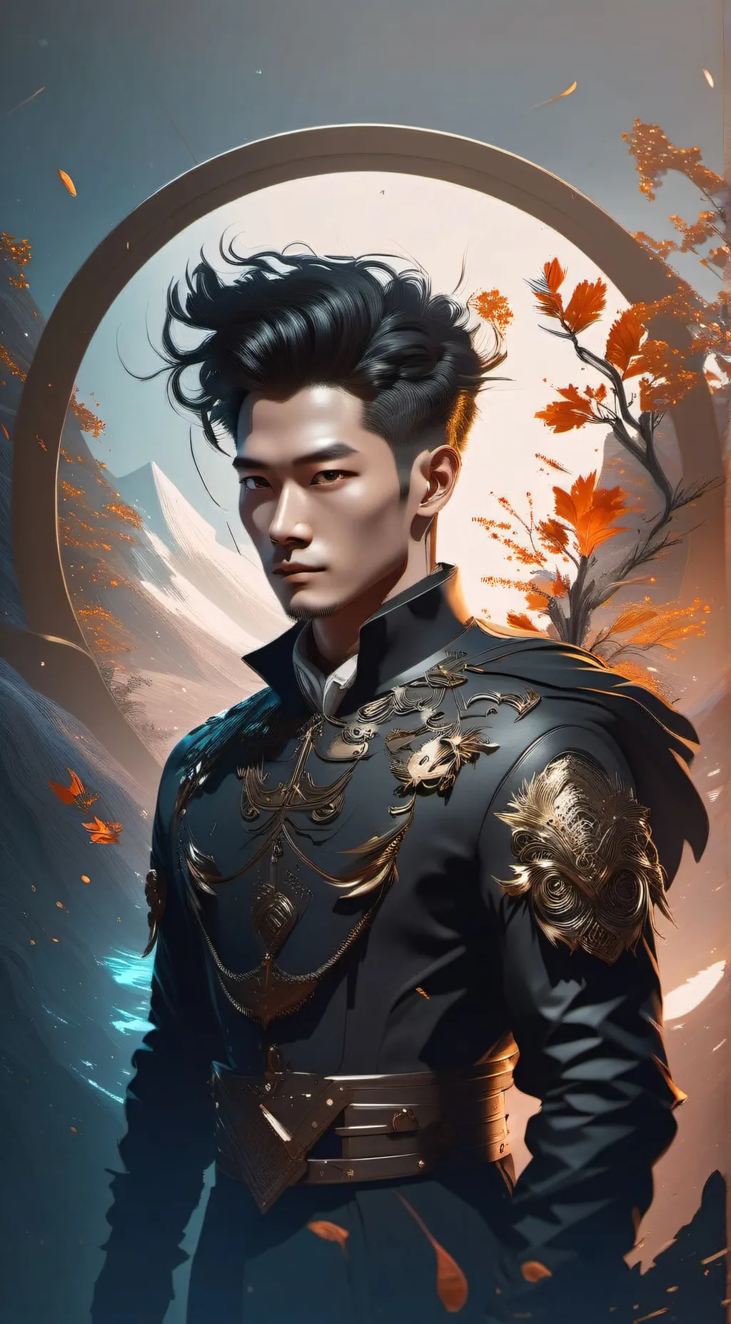 ai character: Leo background