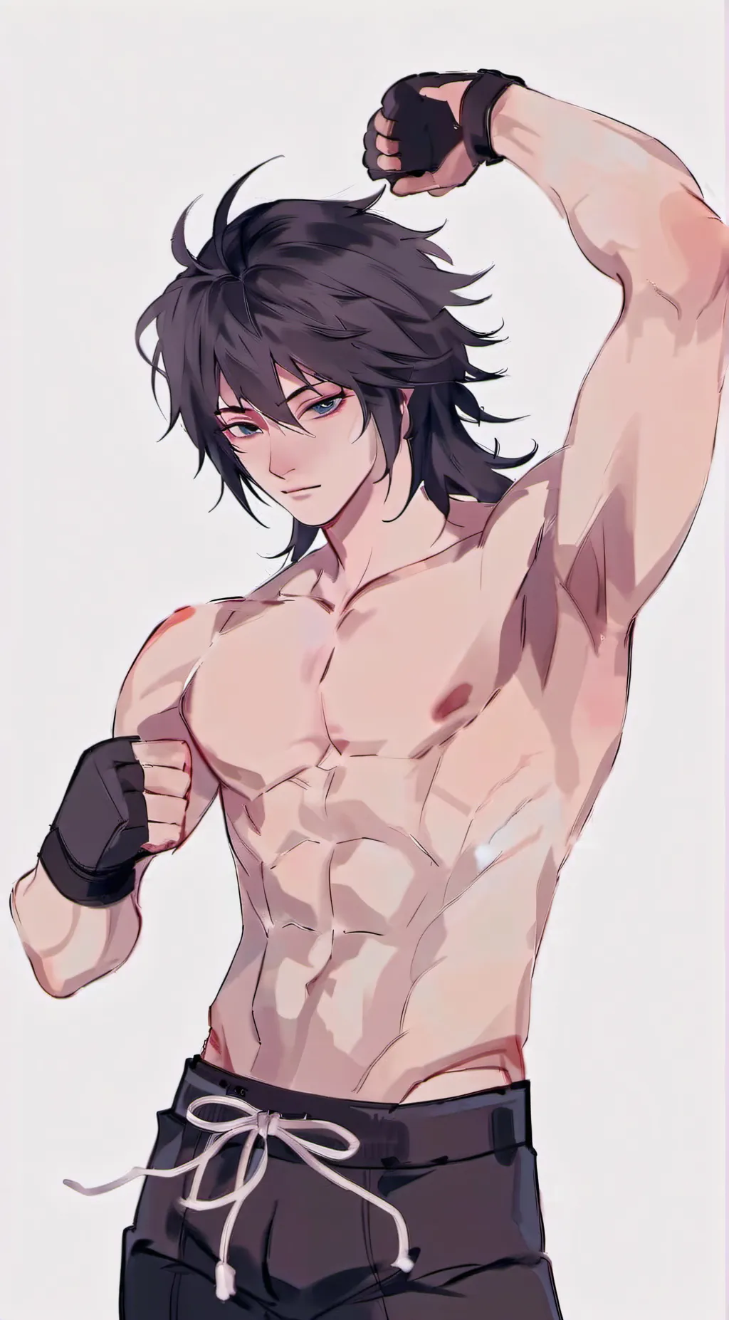 ai character: Sanemi and Rengoku background