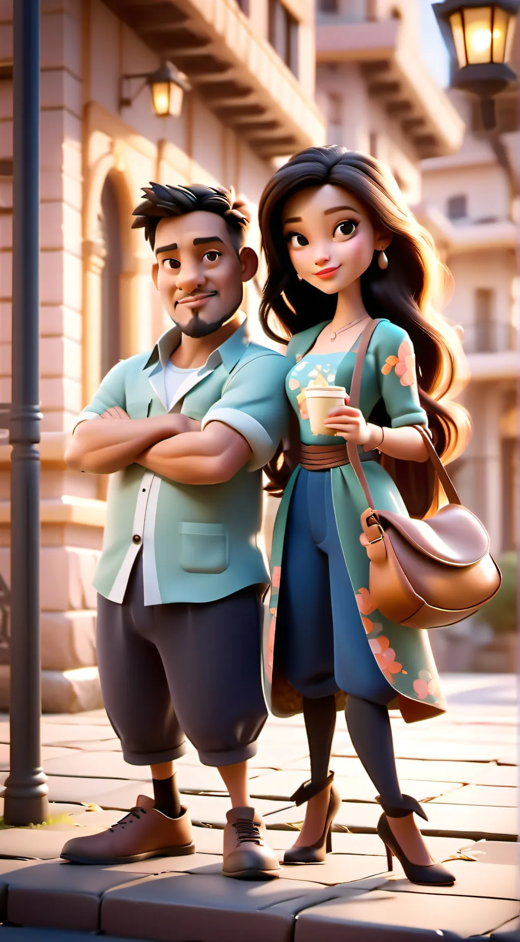 ai character: Your mum and dad  background