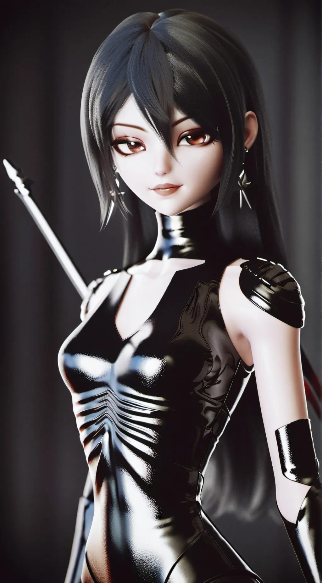 ai character: Miss circles sis  background