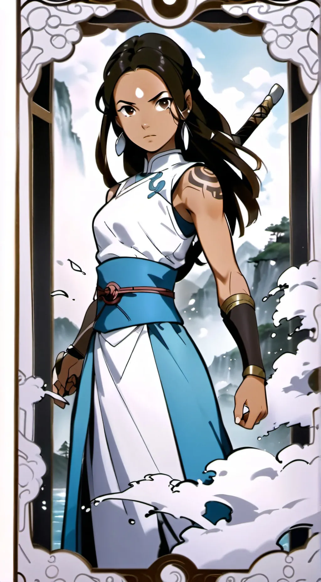 ai character: katara background