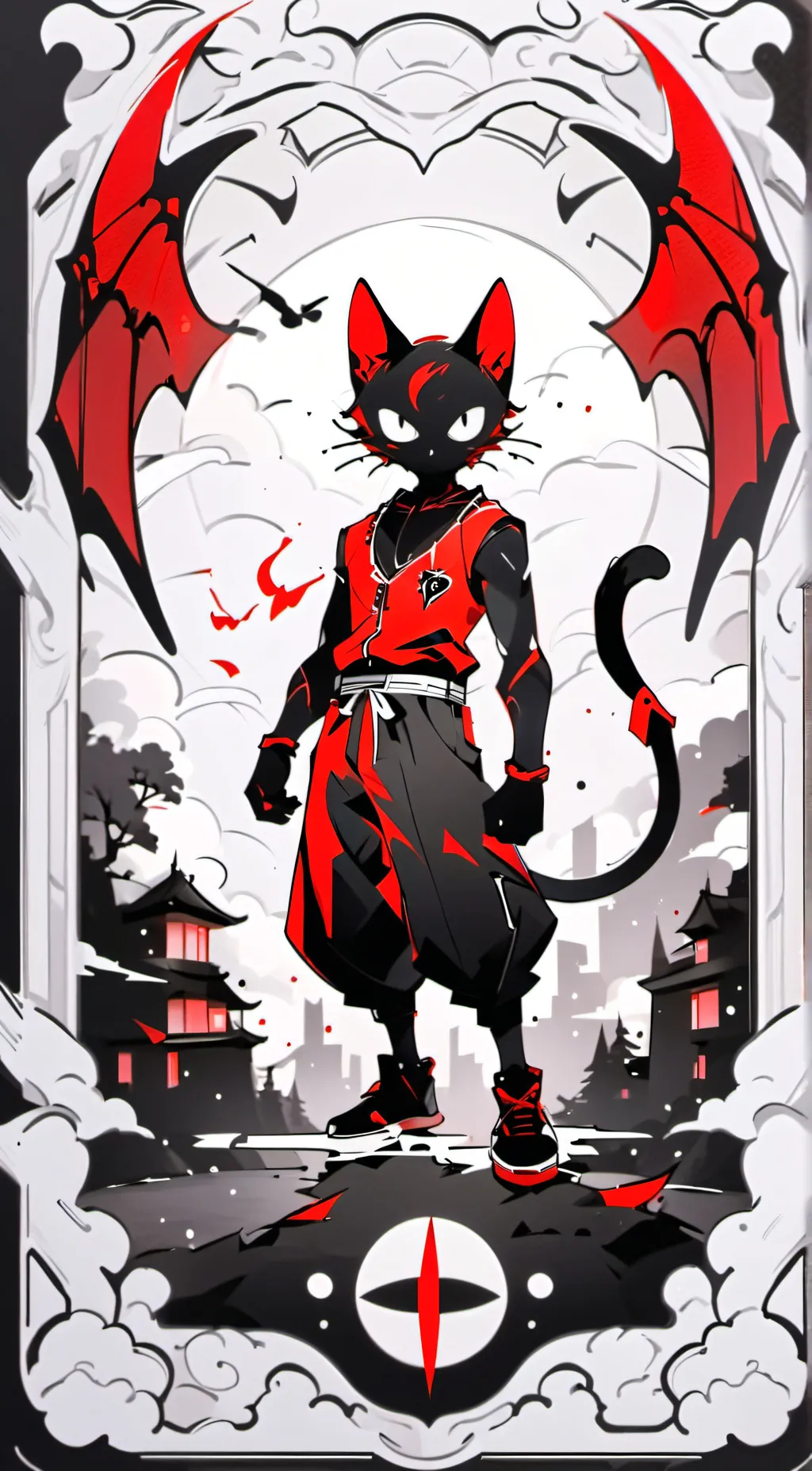 ai character: HUSKER background